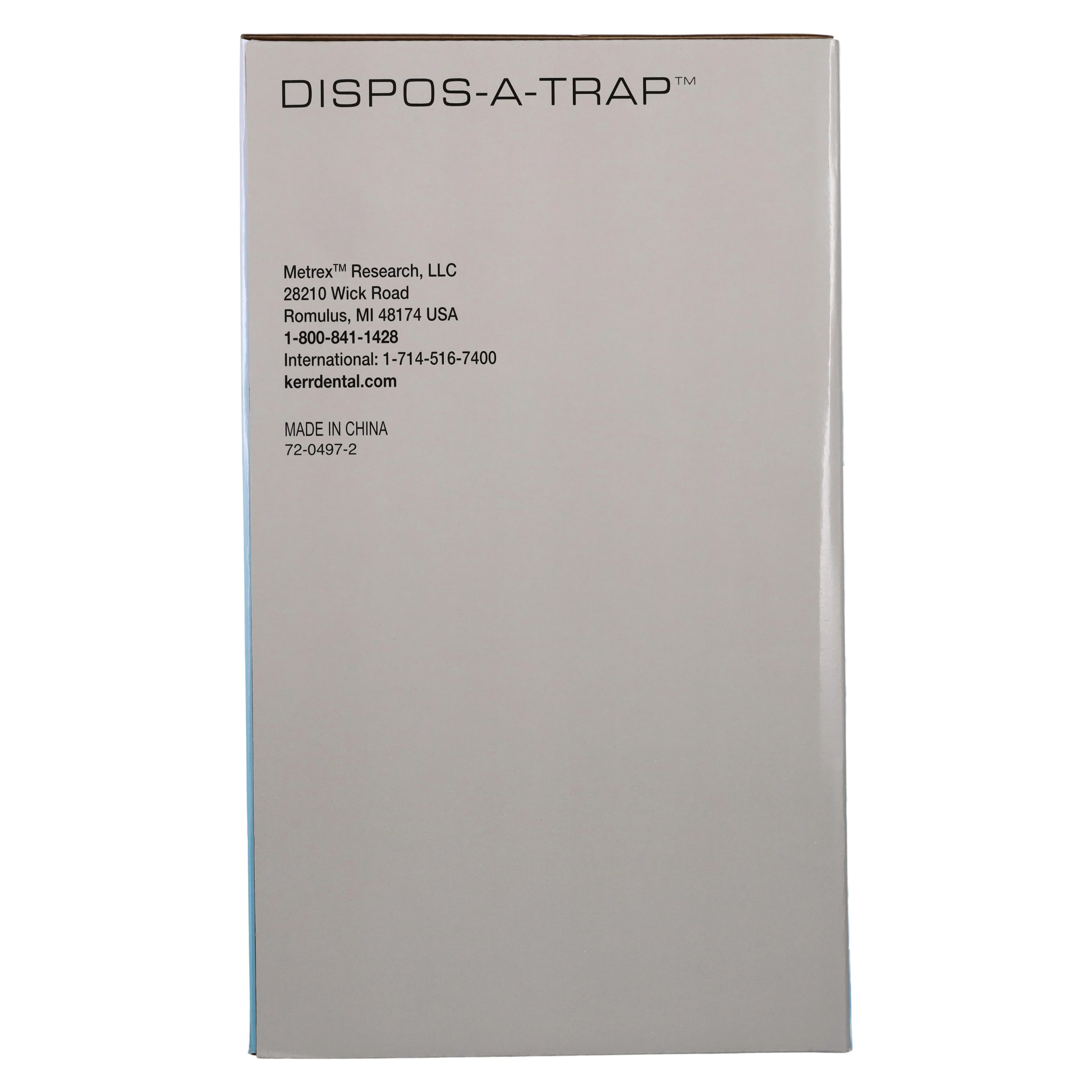 Kerr TotalCare Dispos-A-Trap #5506 Disposable Evacuator Trap for Den-Tal-Ez, Black Plastic Filters, 2-3/4" Diameter, 144/Box thumbnail 5