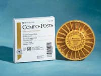 Compo-Posts Assortment 203A, Gold Plated, Assorted Sizes, 60/Box - Compo-Posts Assortment 203A - Image 1