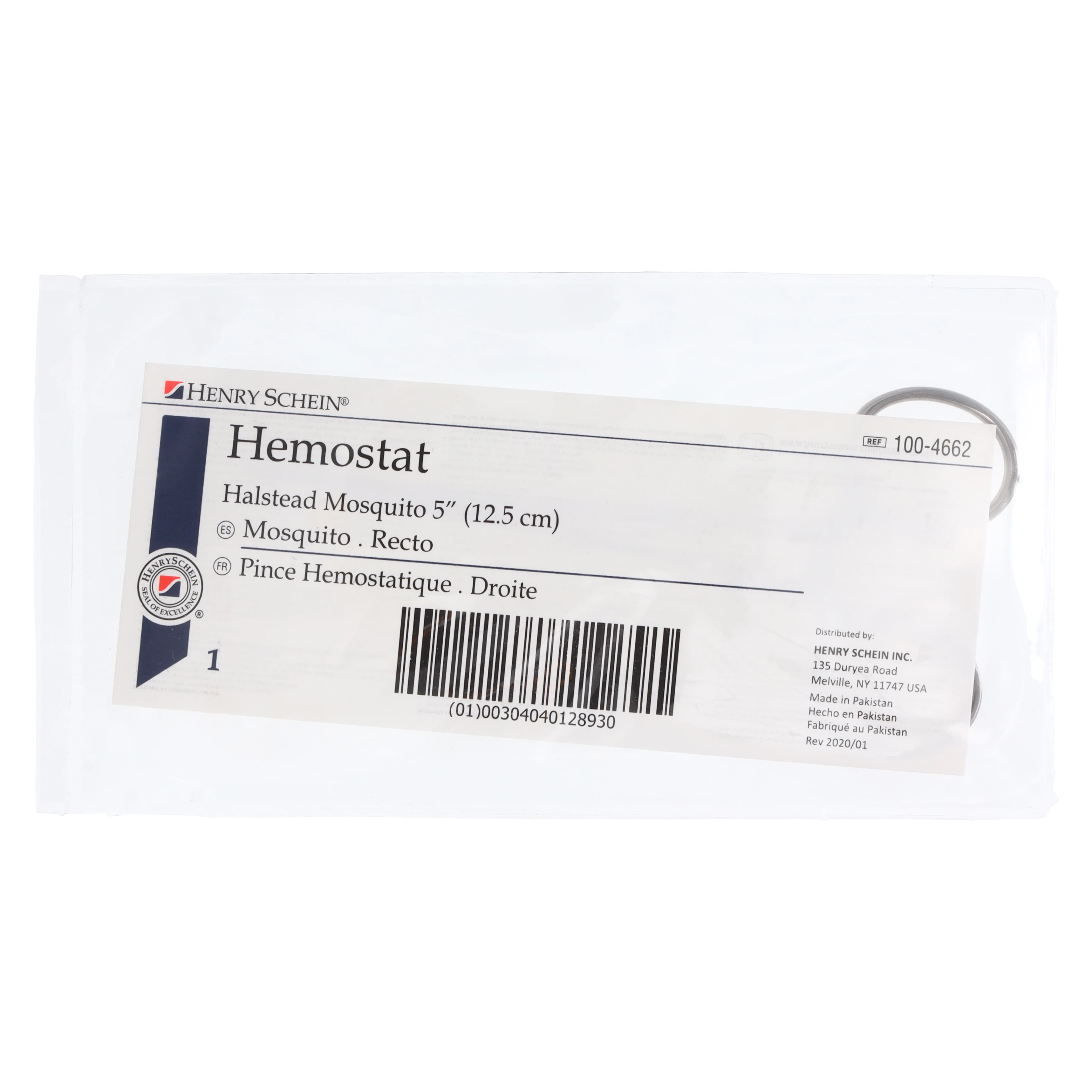 Hemostat Halsted Mosquito 5", Straight, Stainless Steel, Each, 01KZ65A76P0R19RX5VDQ1798T2 thumbnail 4