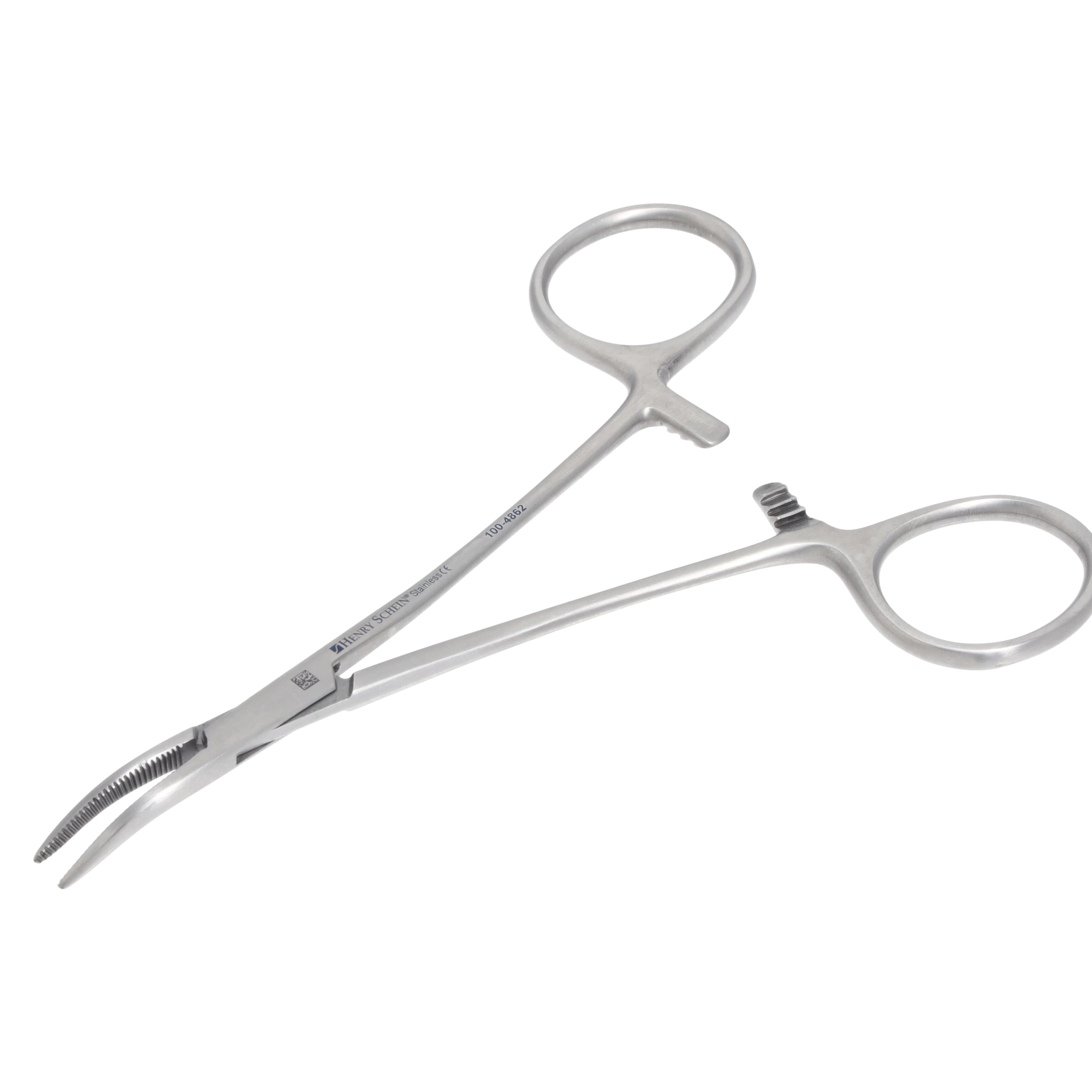 Halsted Mosquito Hemostat, 5 in, Curved, Stainless Steel thumbnail 2
