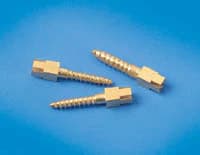 Henry Schein Screw Posts Gold Plated, Short, Assorted, 12/Box - Screw Posts Refills - Image 1