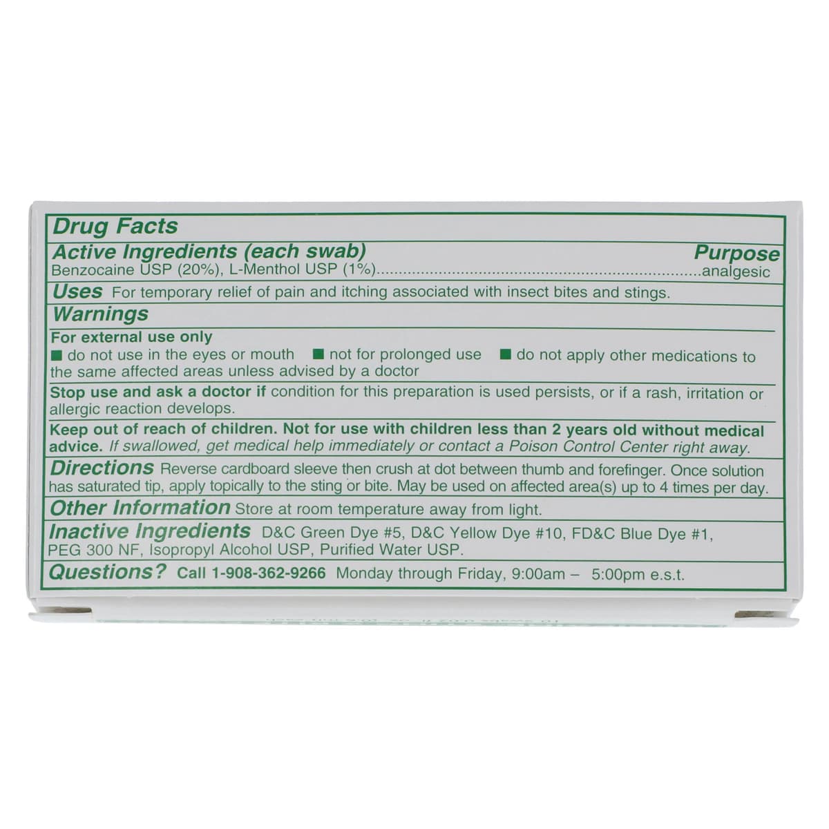 Medicaine Sting/Bite Relief Topical Swabs, 0.6 mL, 10/Box thumbnail 5