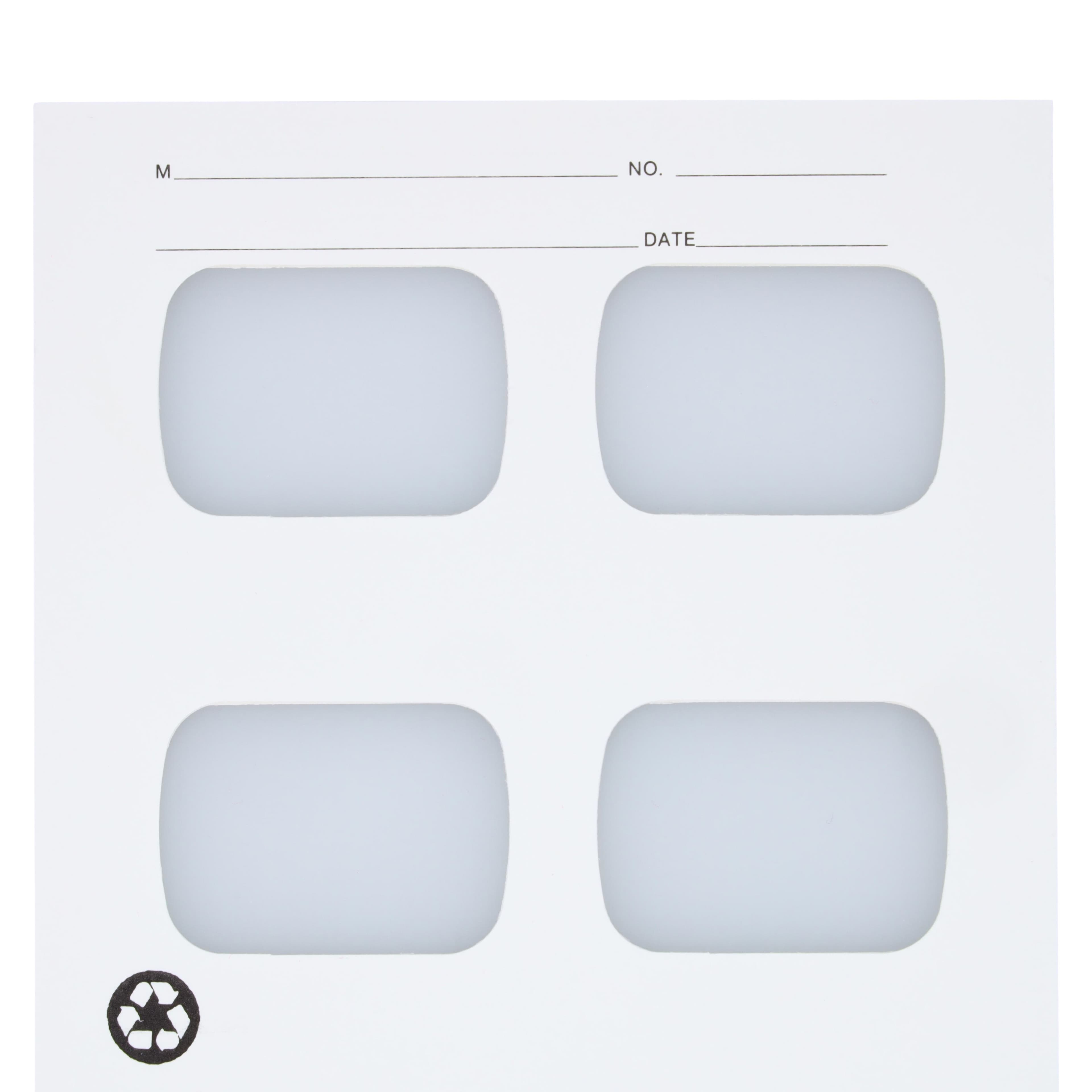 Klear-Vue Cardboard X-Ray Film Mounts, 4H-2R #2, Gray, 100/Box thumbnail 3