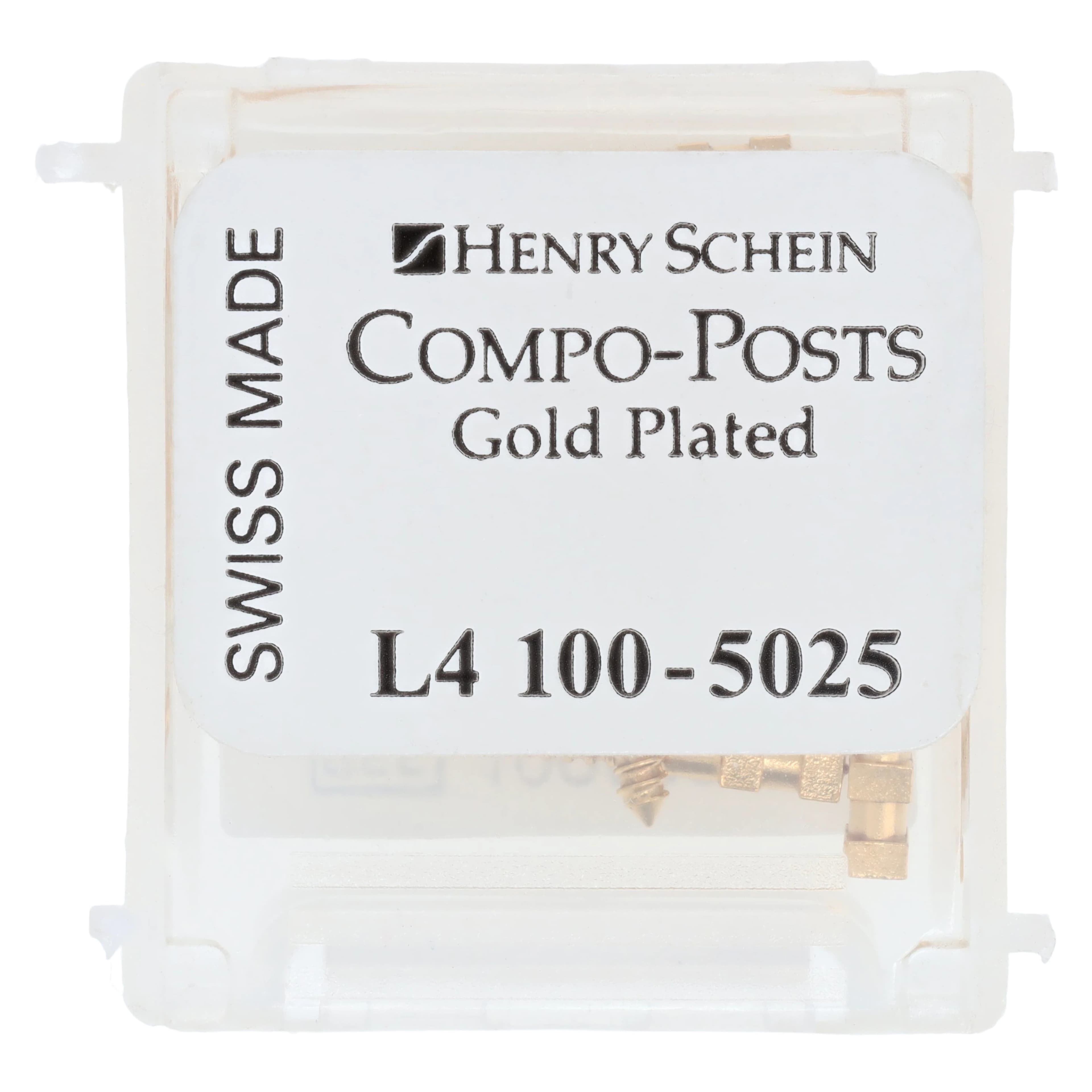 Compo-Post Screw Posts, Gold Plated, Long 12 mm, Refill, 12/Box thumbnail 2