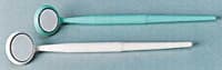 Mirror Fiberglass FS, Size 4, Front Surface, Blue, Autoclavable, 10/Box - Mirror Fiberglass FS - Image 1