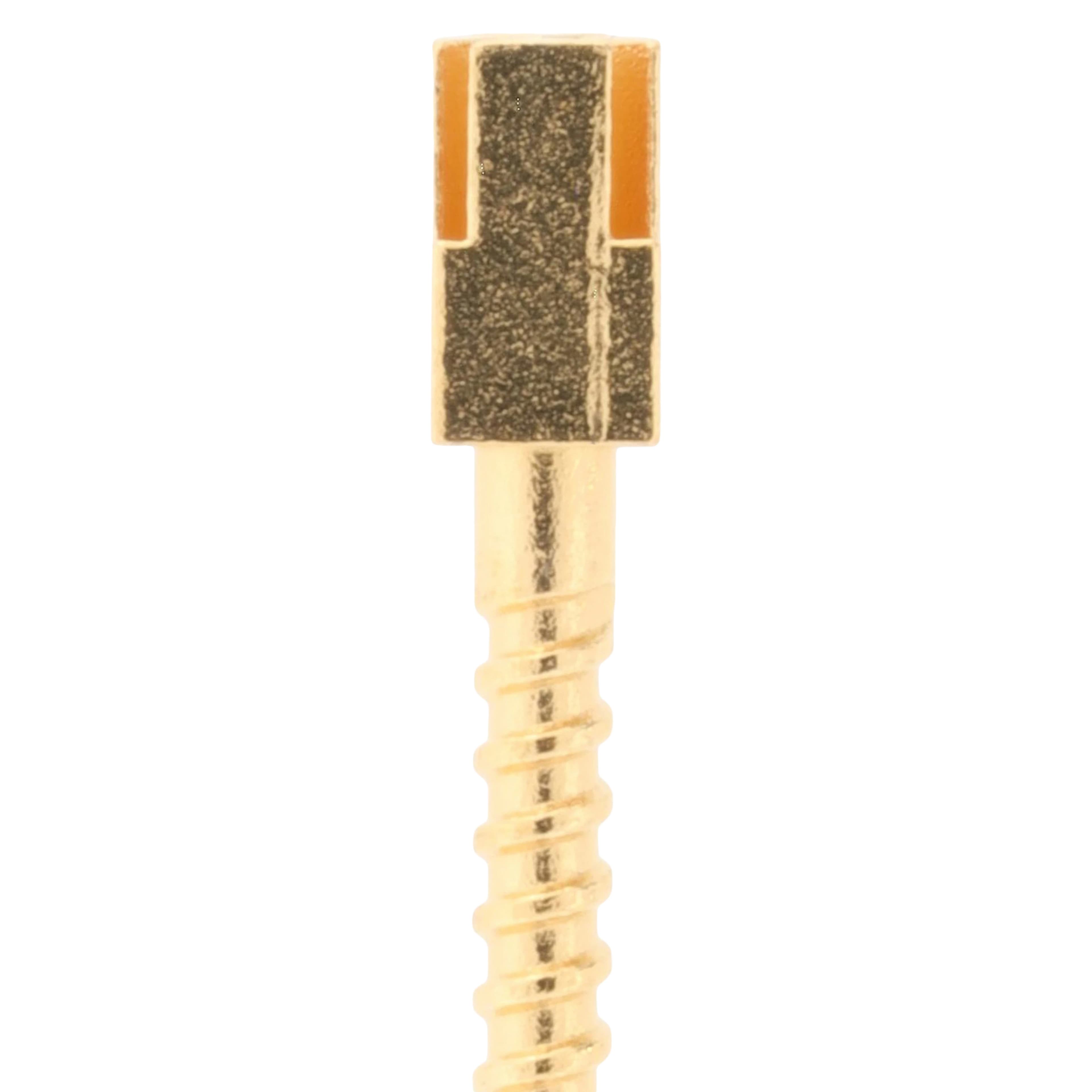 Henry Schein Gold-Plated Screw Posts, Long 12 mm, Refill, 12/Box thumbnail 2