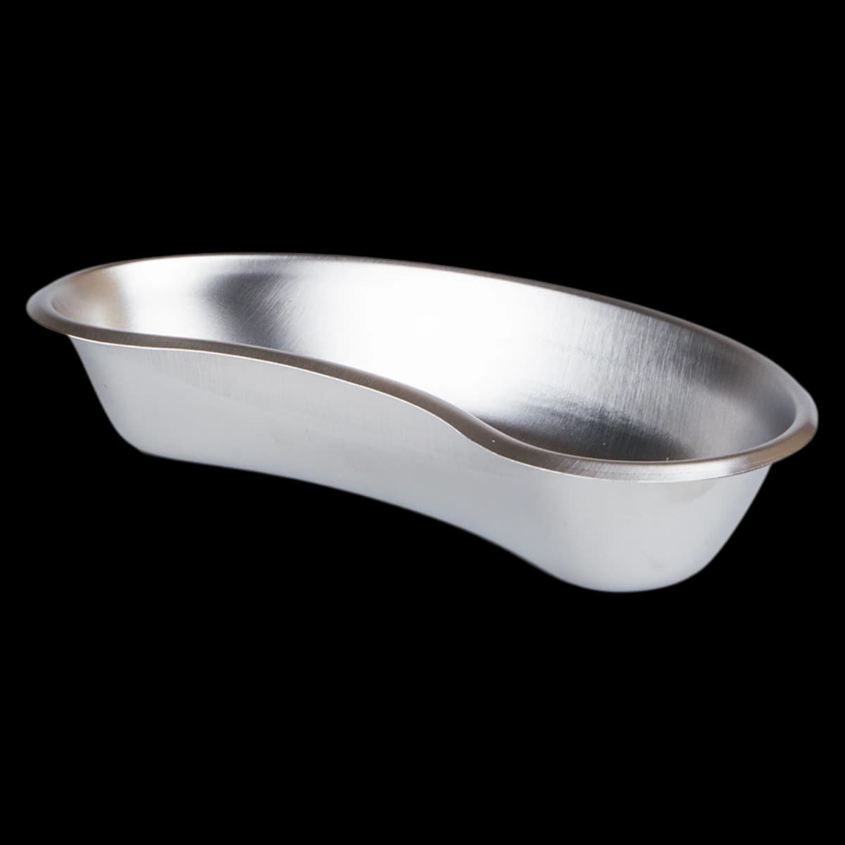 Medegen Emesis Basin, Kidney-Shaped, Stainless Steel, Silver, 56 oz - Basin Emesis SS 56Oz - Image 1