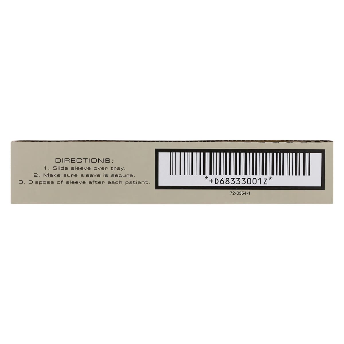 Pinnacle Tray Sleeve, Size F, 7.5" x 10.5", Clear Plastic, 500/Box, Model 3300-F thumbnail 5
