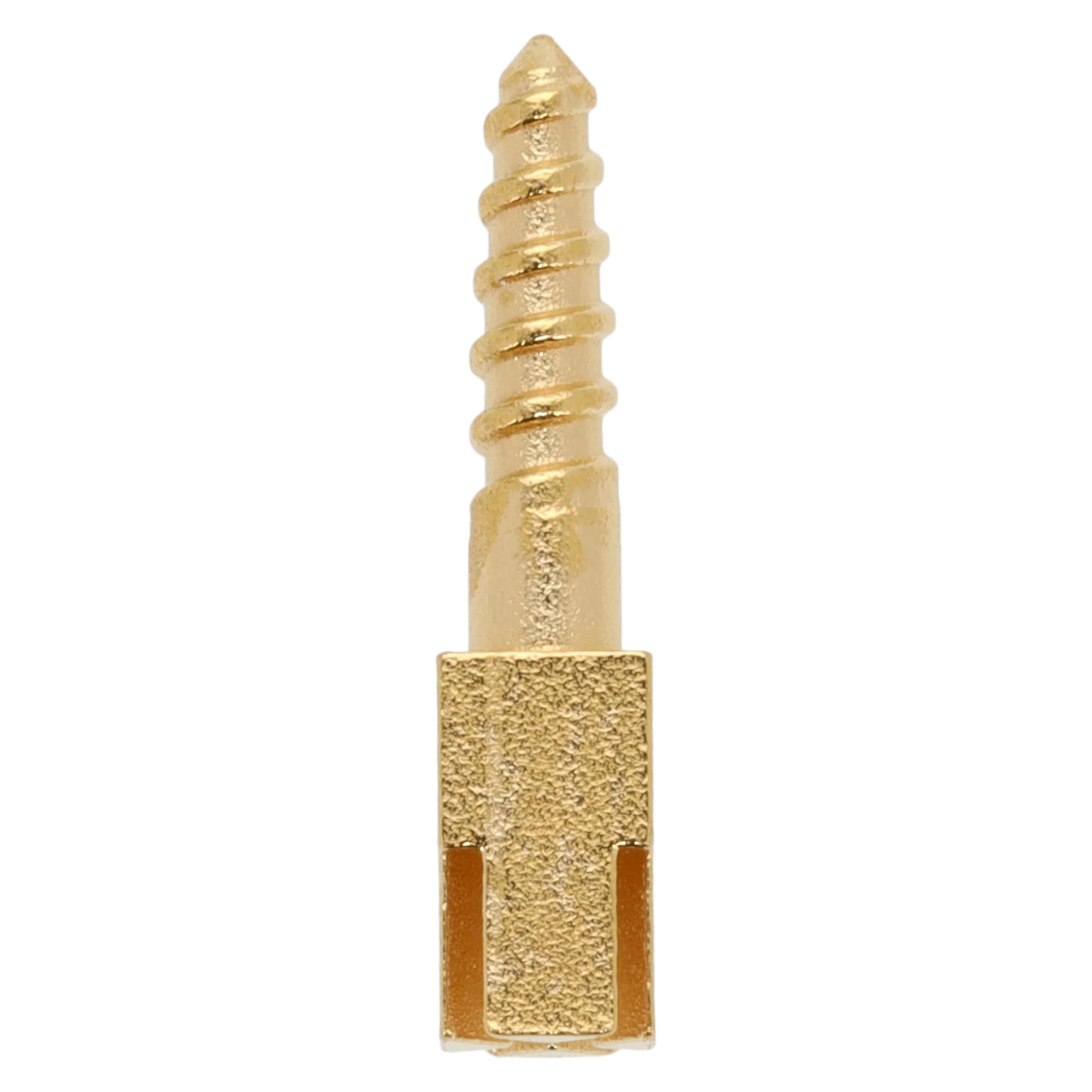 Screw Posts Refills, Gold Plated, Short, 12/Box - Screw Posts Refills - Image 1