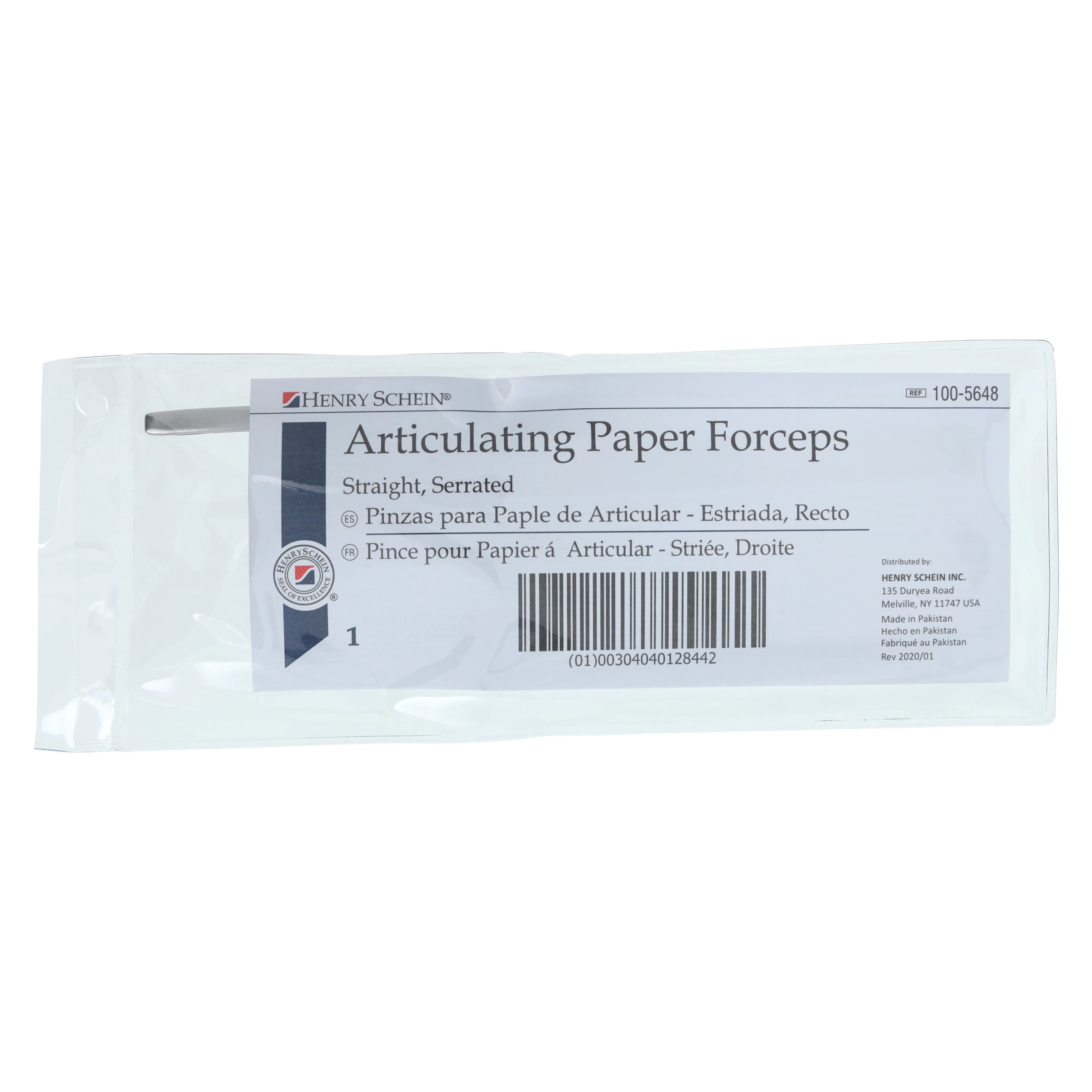 Articulating Paper Forceps, Cross Action, Stainless Steel, Reusable, Each thumbnail 4