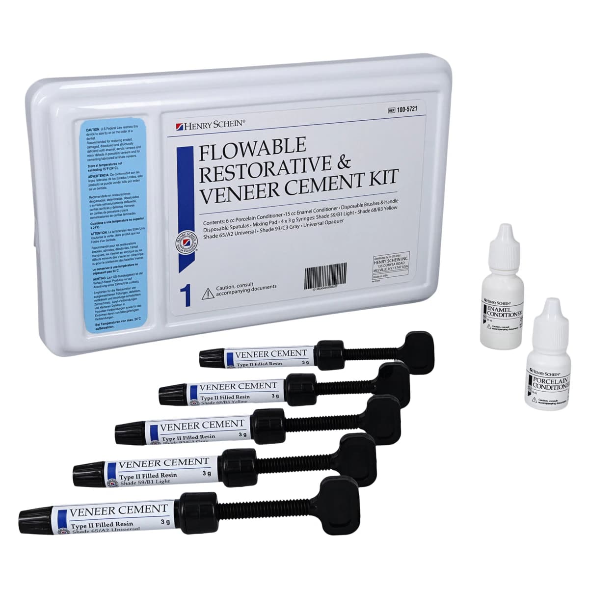 Veneer Cement Complete Kit, Clear, Light-Cure, 01KEZKNHSZHZ330JXX328FNPCP thumbnail 2