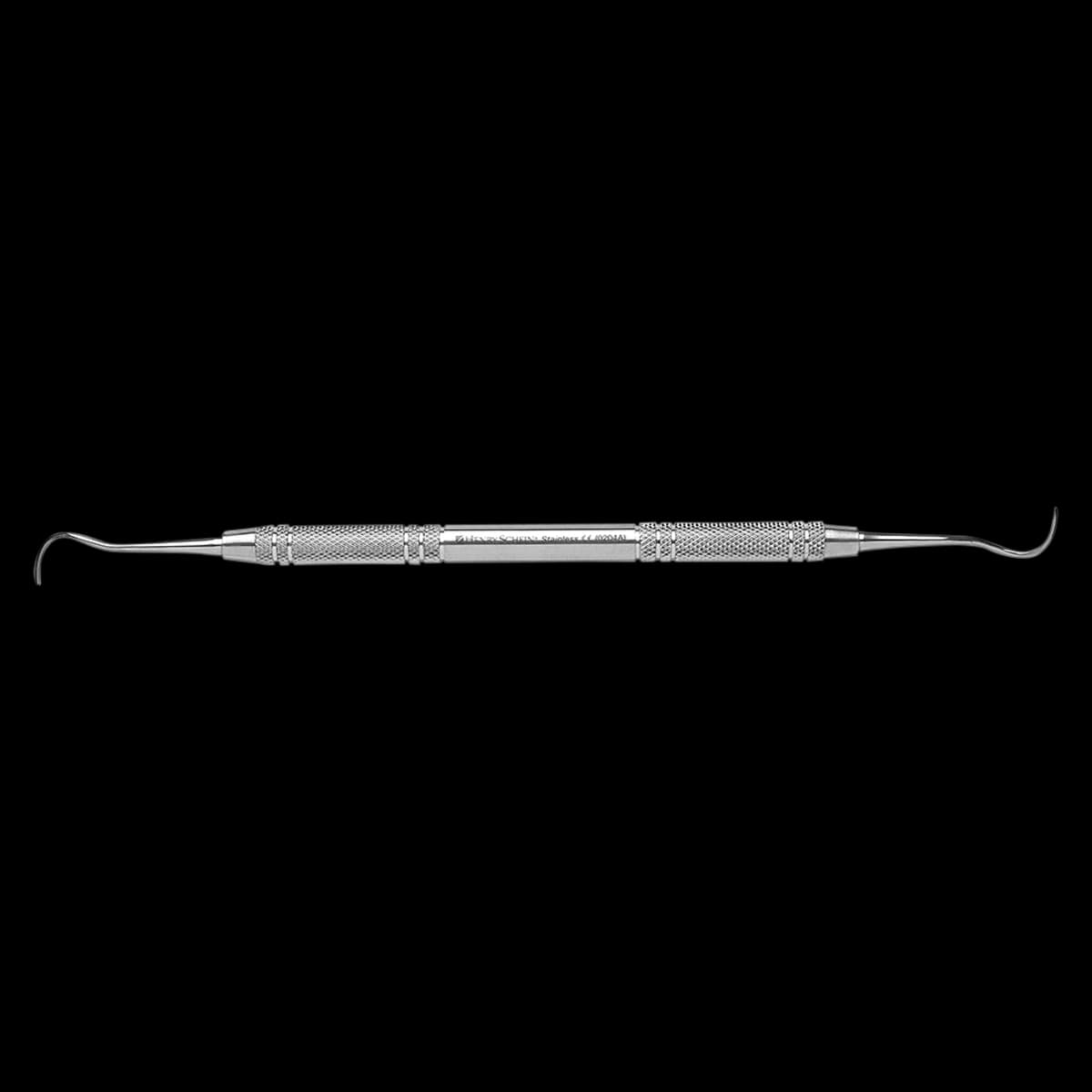 McCall Curette Double End 17S/18S, Solid Handle, Stainless Steel, Each - 17S/18S McCall Curette - Image 1