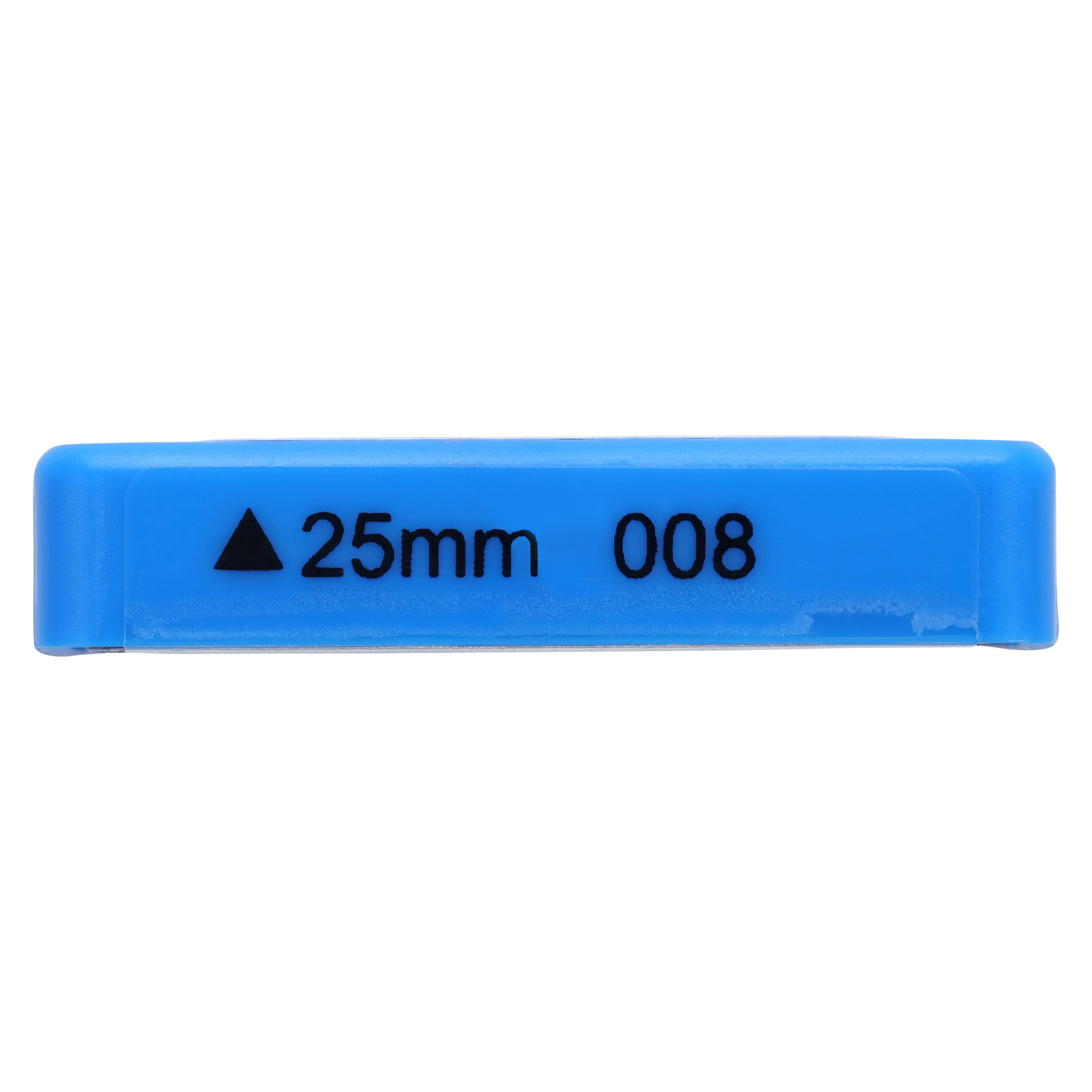 Maxima Reamer Size 8, 25mm, Stainless Steel, Grey, 6/Box thumbnail 4