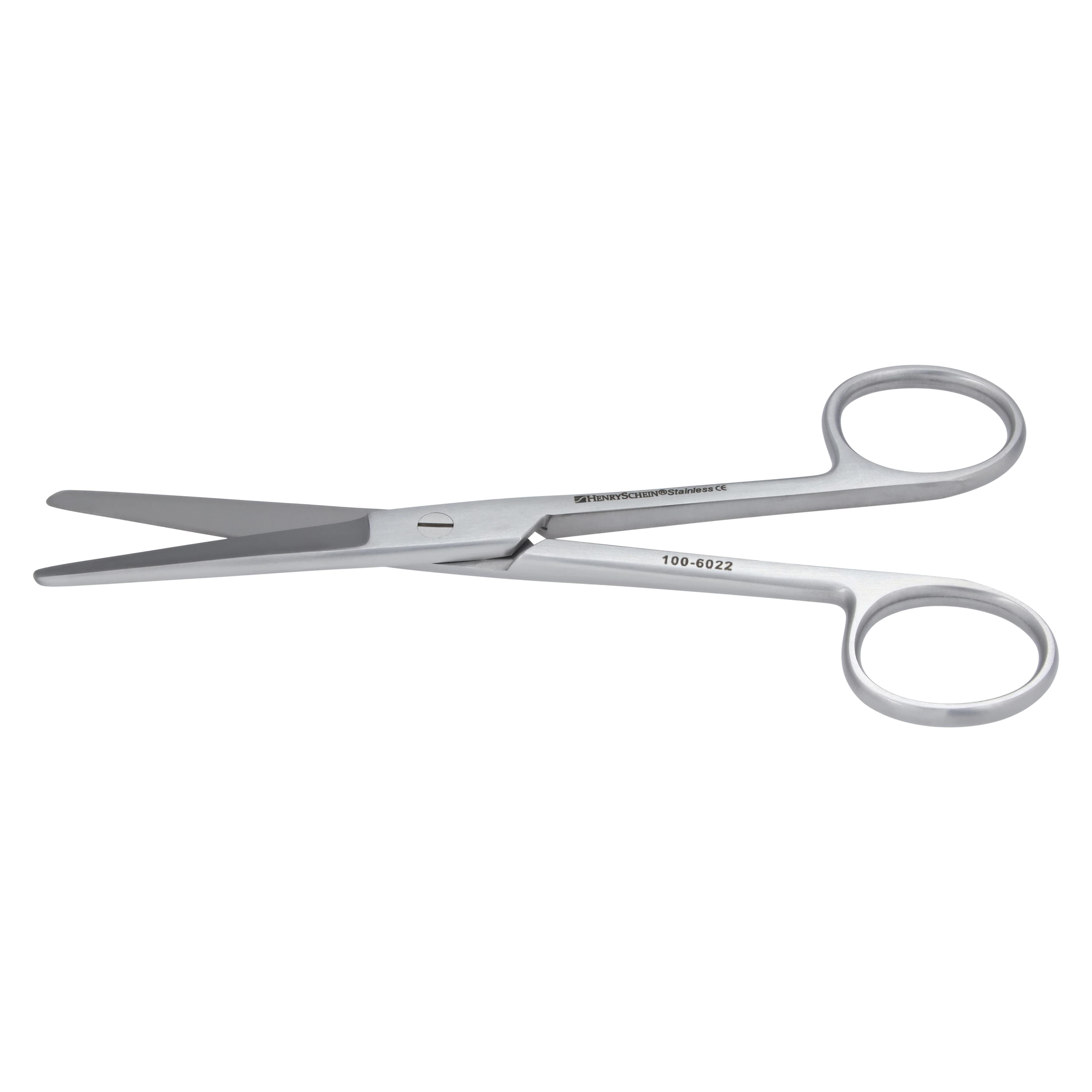 Henry Schein Operating Scissors, Straight, 5-1/2", Stainless Steel, Each thumbnail 2