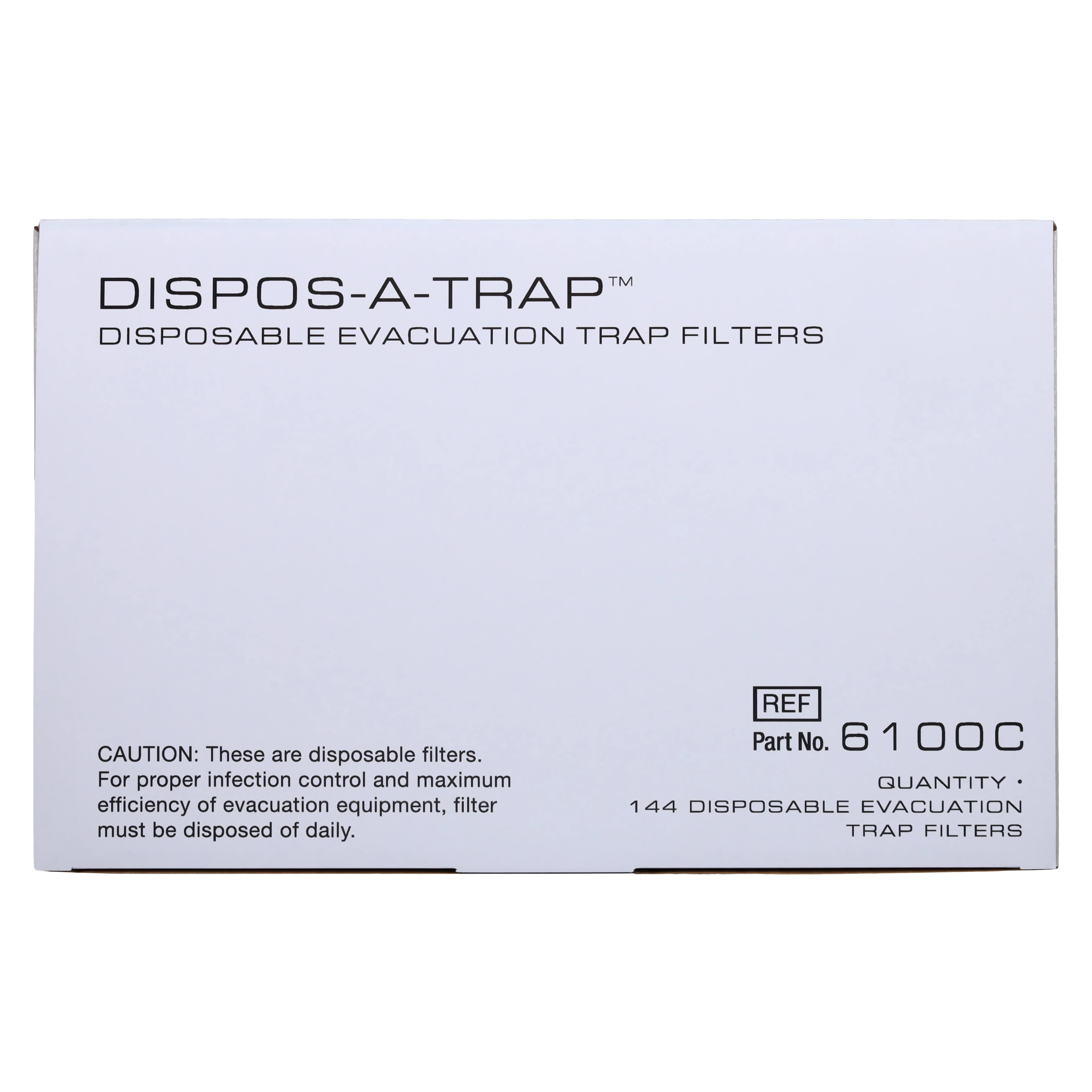 Dispos-a-Trap Disposable Cuspidor Vacuum Trap, 2 1/2" Diameter, Universal Fit, 144/Box, #6100-C thumbnail 6