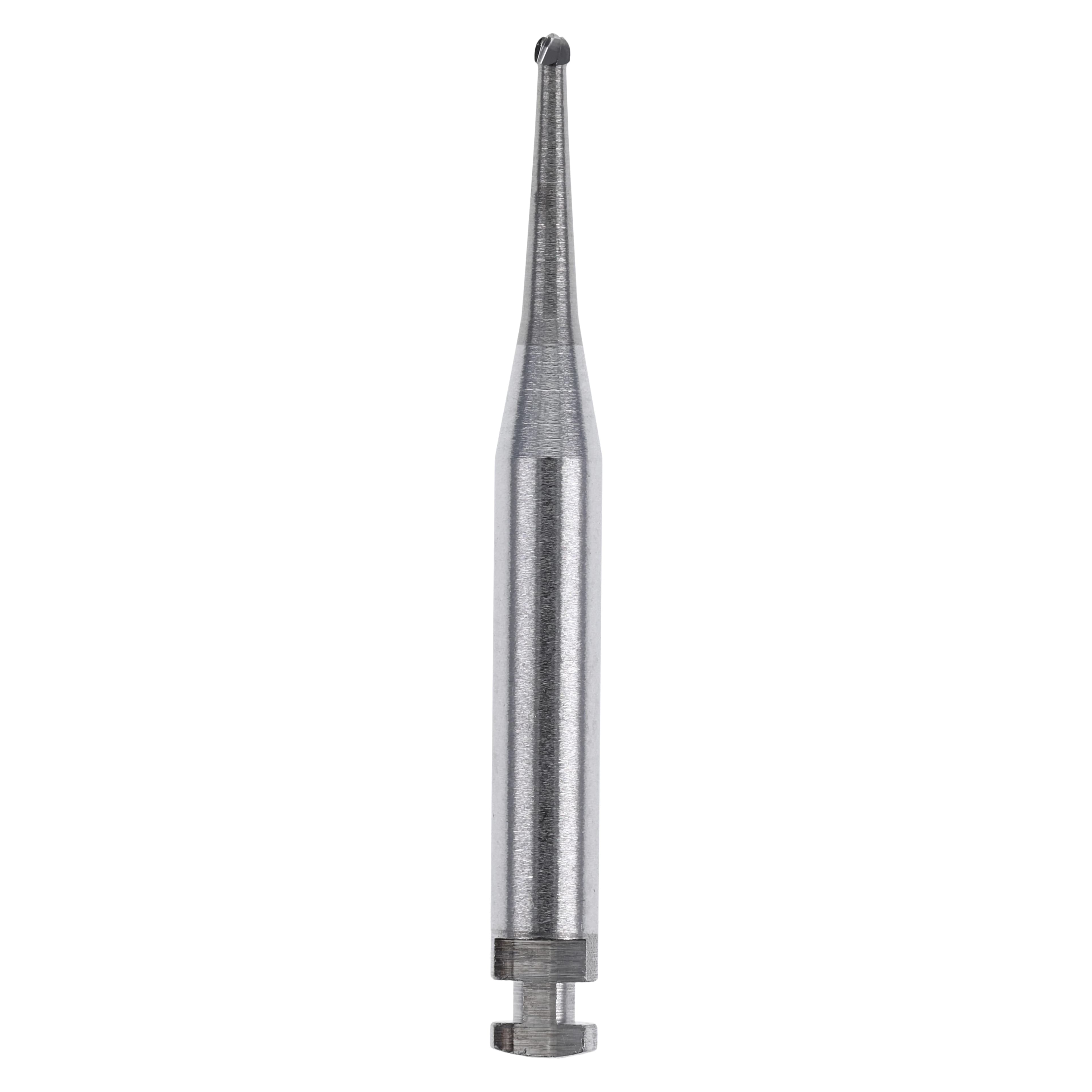 Carbide Bur RA 1, Non-Sterile, Operative, Plain Round, Latch Angle, 10/Pk thumbnail 2