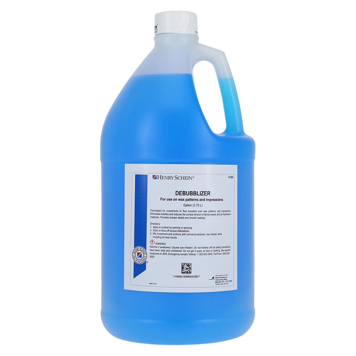 Debubblizer, Blue, 128 oz/Bottle Refill - Debubblizer, Blue - Image 1