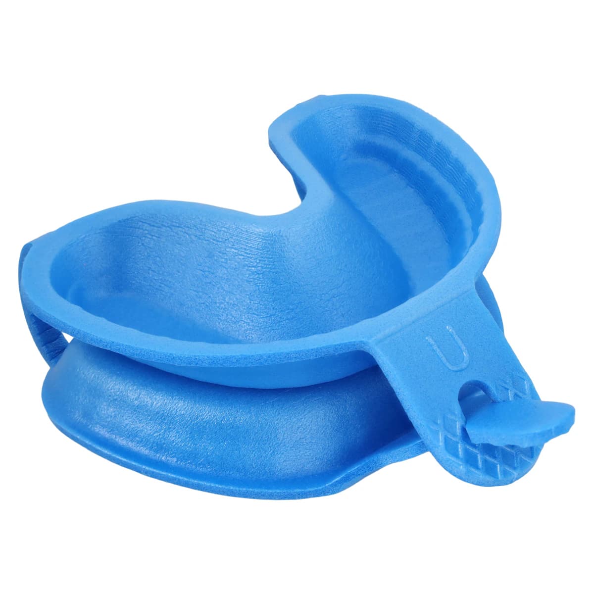 Acclean Dual Arch Foam Fluoride Trays With Hinge, Large, Blue, 100/Box thumbnail 3
