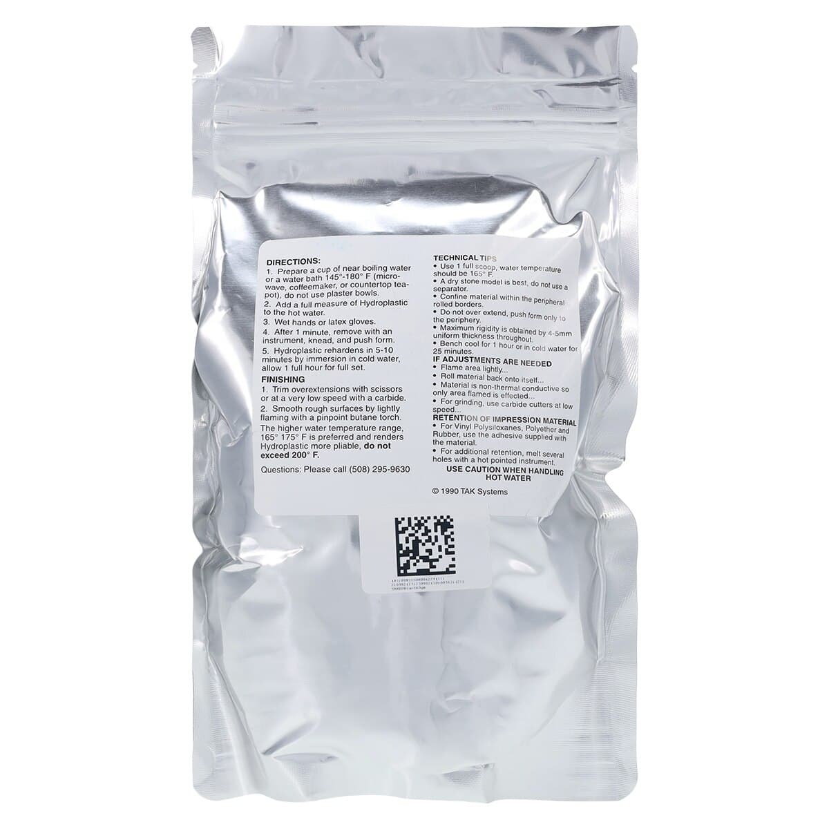 Tak Systems Hydroplastic Impression Material, Blue, 460 gm, 1204 thumbnail 2