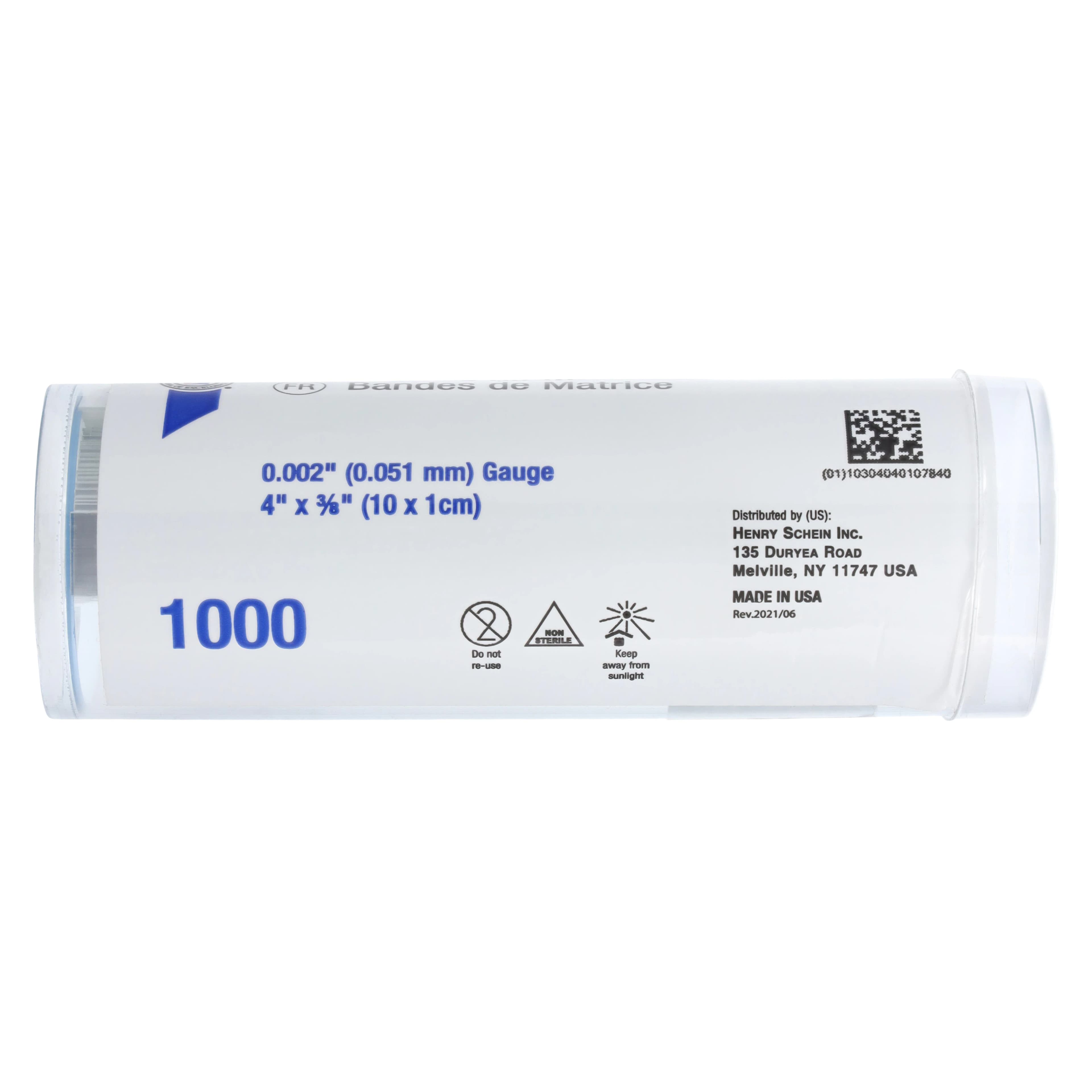Mylar Matrix Strips, 0.002 in, Straight, 1000/Box thumbnail 5