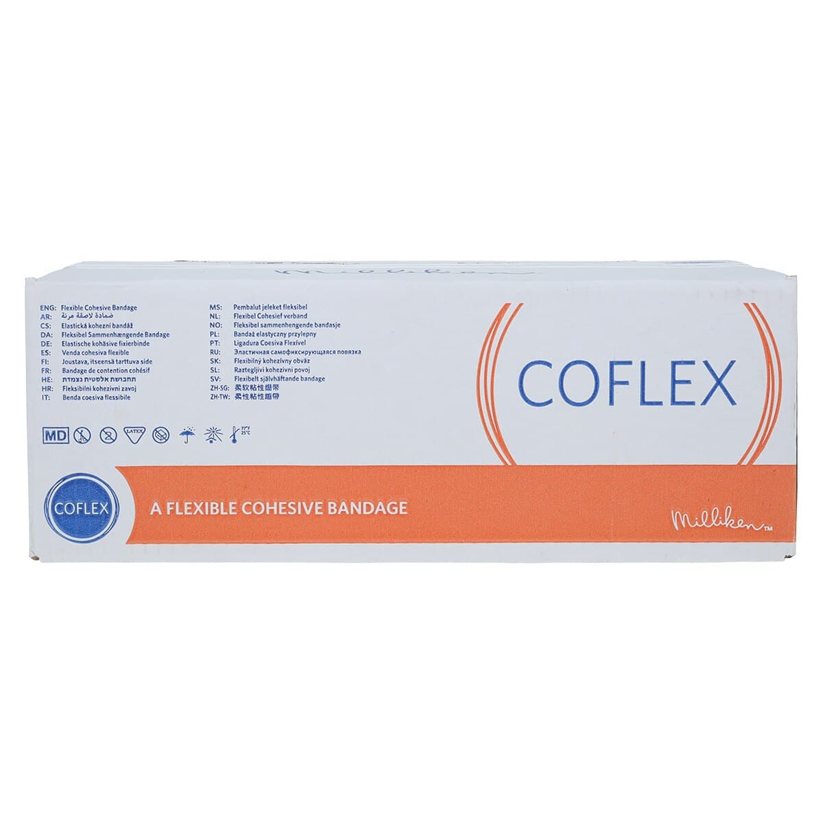 CoFlex LF Cohesive Compression Bandage, 1" x 5 yd, Tan, Non-Sterile, 30/Box thumbnail 3