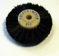 Cocker-Weber #B12P Lathe Wheel Brush, Plastic Hub, Chungking Bristle, Stiff, 48mm, Pack of 12 thumbnail 2