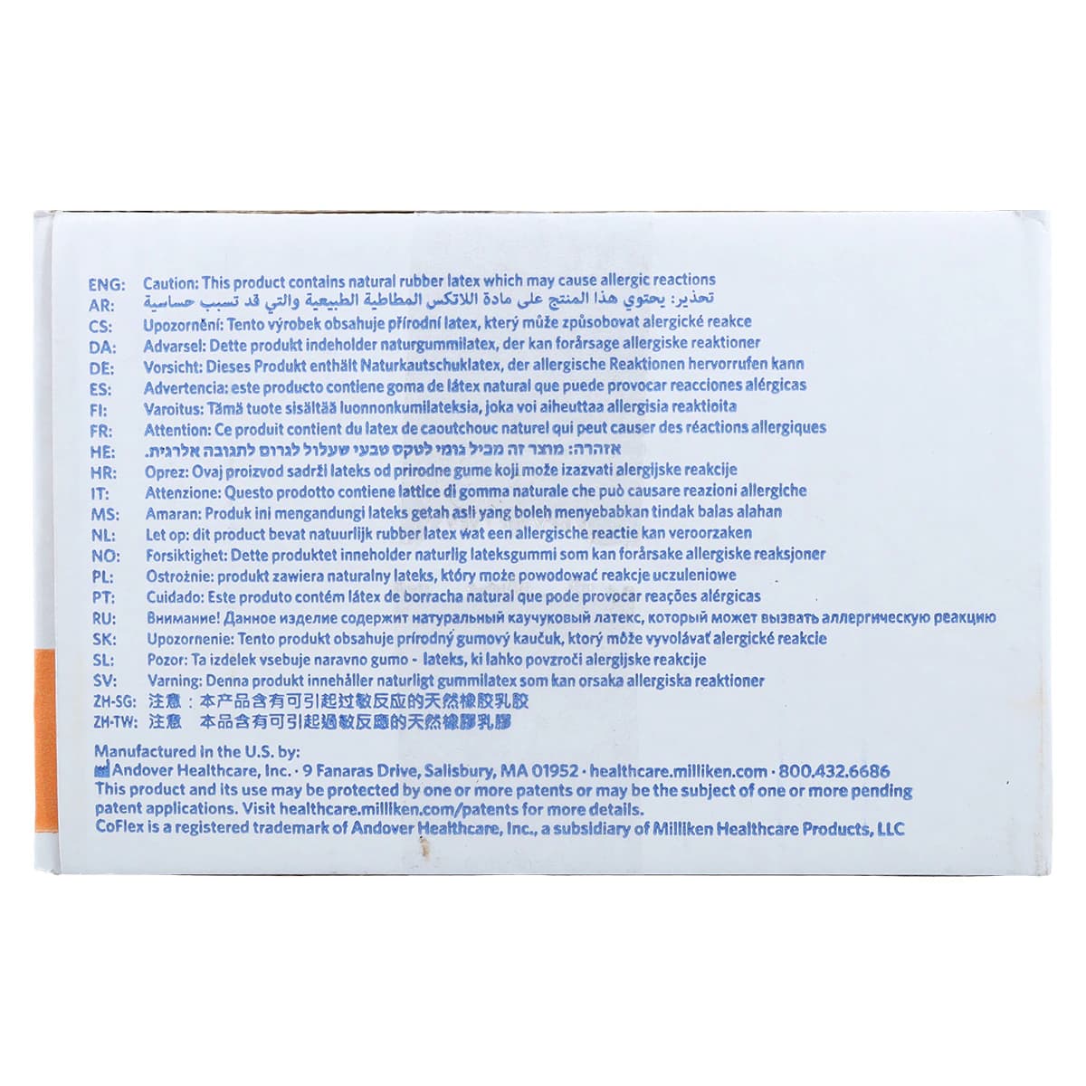 CoFlex LF Cohesive Compression Bandage, 1" x 5 yd, Non-Sterile, Color Pack, 30/Box thumbnail 5