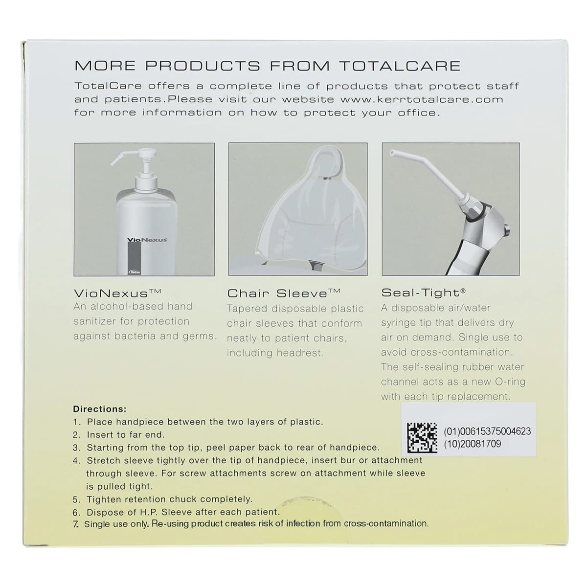 HP Sleeve® Handpiece Cover, Contra Angle, 2" x 10", Plastic, 500/Box, Model 4050 thumbnail 3