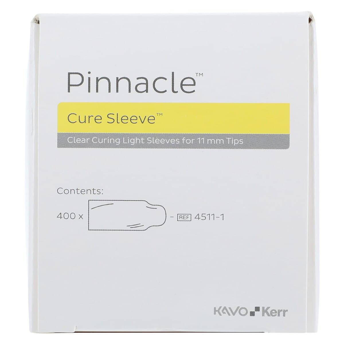 Kerr TotalCare Cure Sleeve™ Disposable Curing Light Tip Covers, 11mm, 400/Box, Model 4511 thumbnail 4