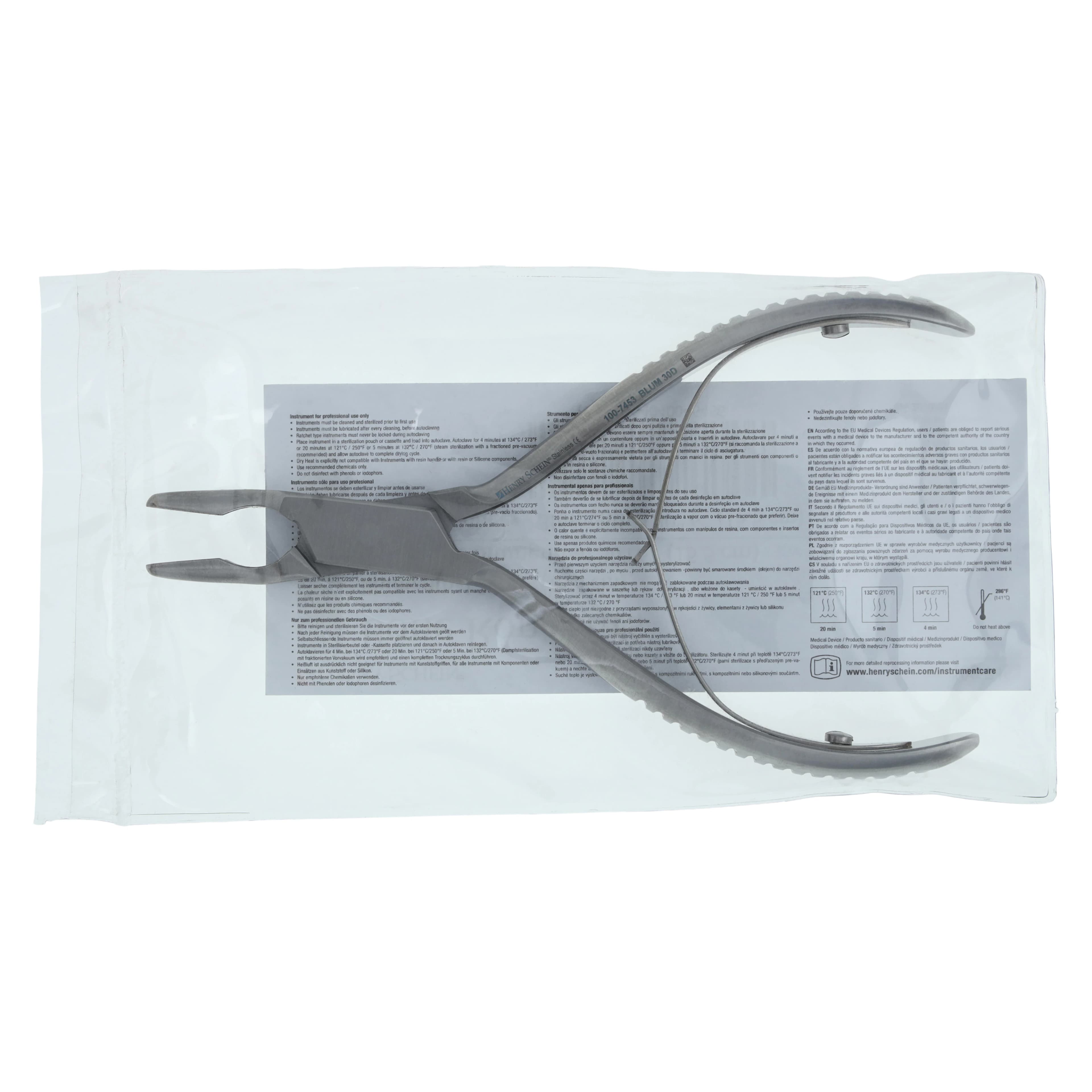 Henry Schein Blumenthal Rongeur, Size 6, 6 in, Slightly Angled, German Stainless Steel thumbnail 4
