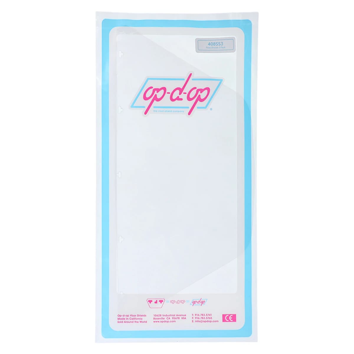 Opmed Replacement Shield, Clear, Disposable, 3/Package - Opmed Replacement Shield - Image 1