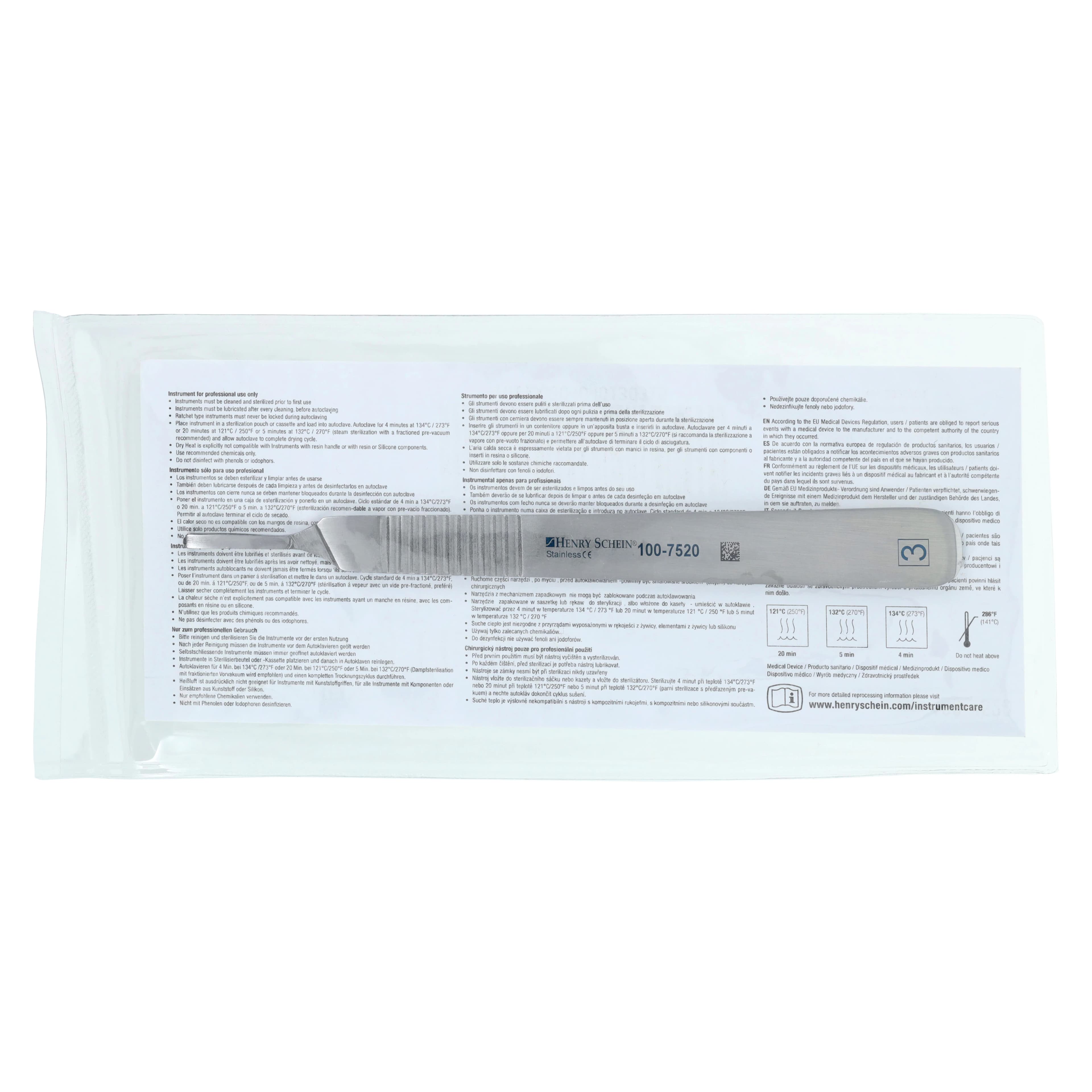 Henry Schein Surgical Blade Handle #3 for #10, #11, #12, #12B, #15 & #15C Blades thumbnail 2