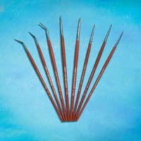 Red Sable Ceramist Brush #000, Straight thumbnail 3