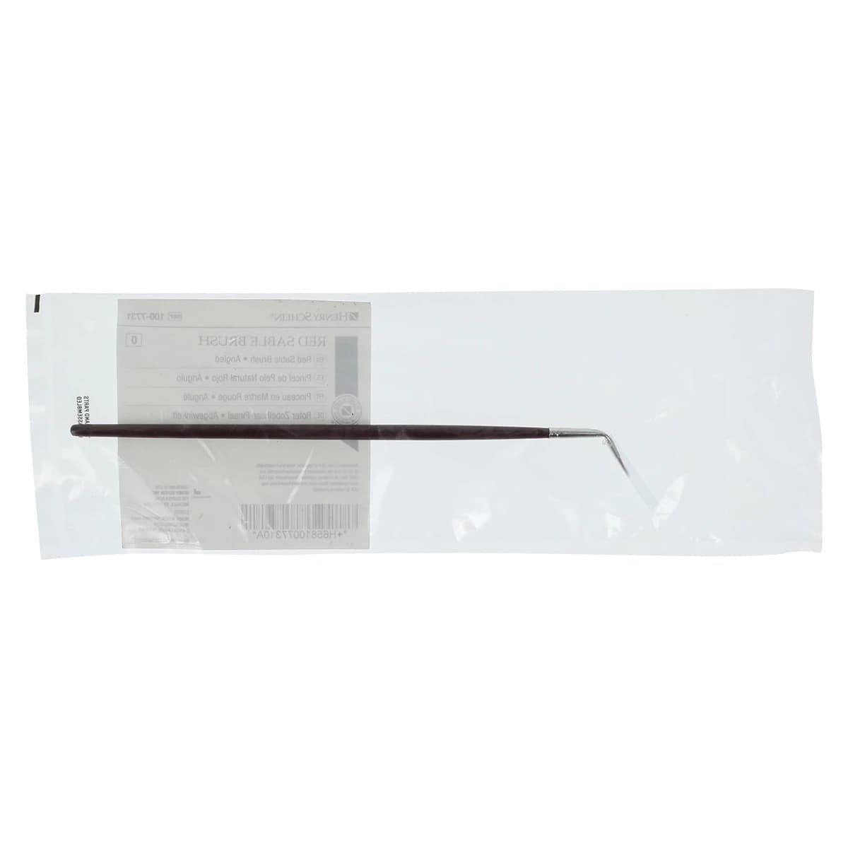 Ceramist Brush Red Sable Angled #0 thumbnail 2