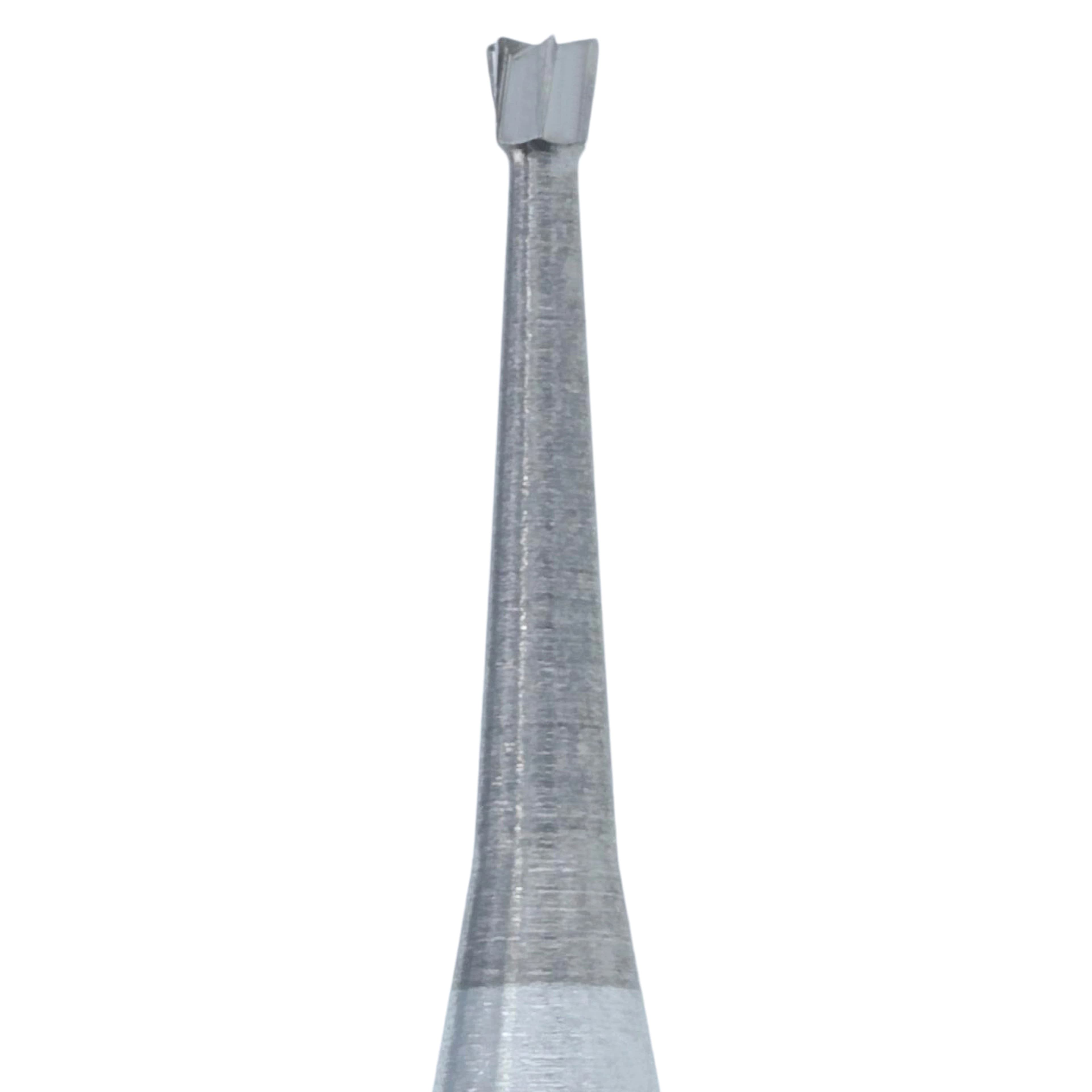 Carbide Bur RA 34, Non-Sterile, Operative, Inverted Cone, Latch Angle, 10/Pk thumbnail 4