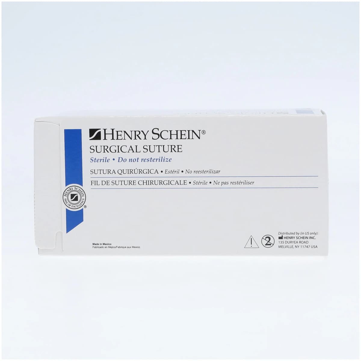 Henry Schein Plain Gut Absorbable Surgical Sutures, 4-0, C-6 Reverse Cutting, 18" Beige, 12/Box thumbnail 3