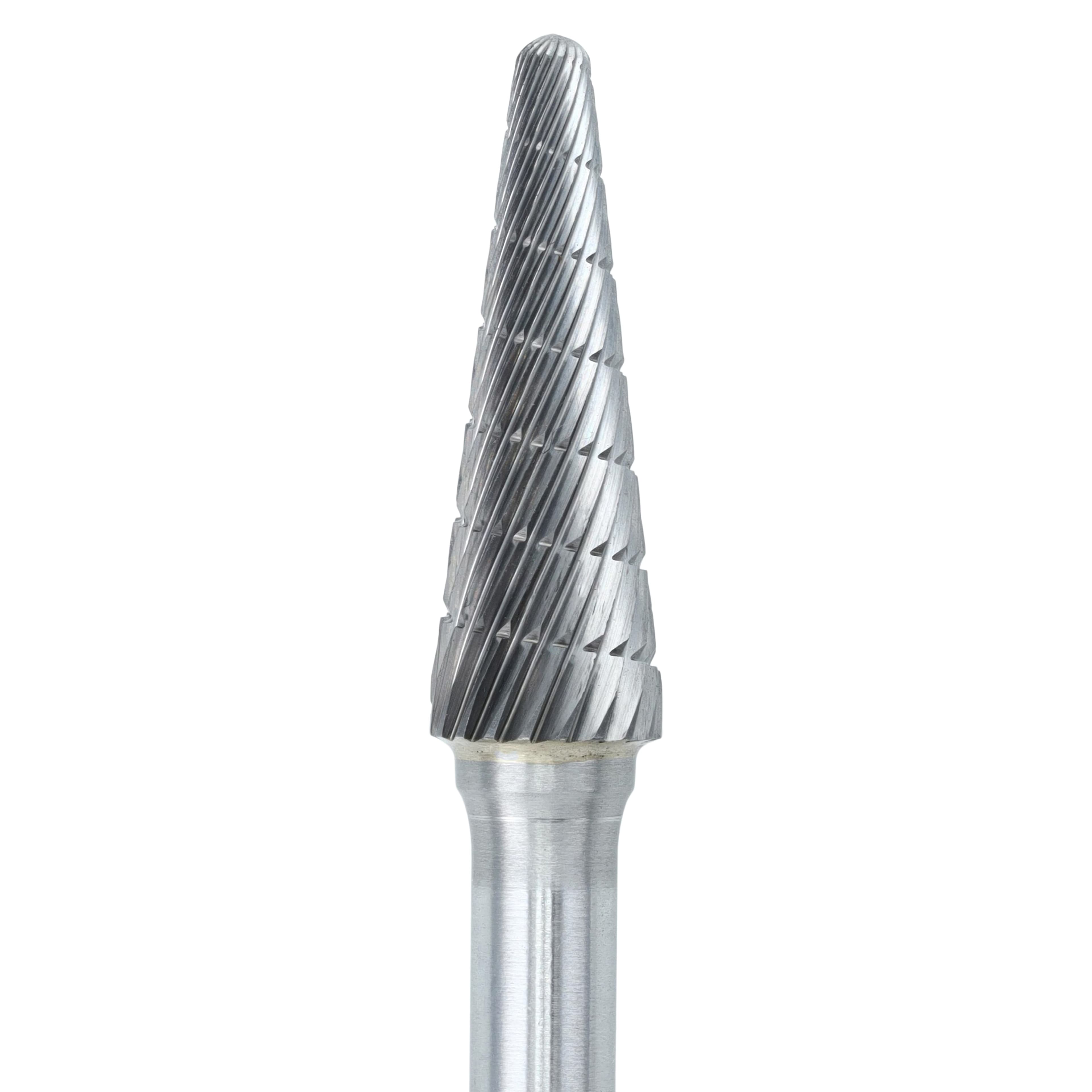 Lab Carbide Bur Lathe Cone B, 3/8", Regular Cut, Each thumbnail 4