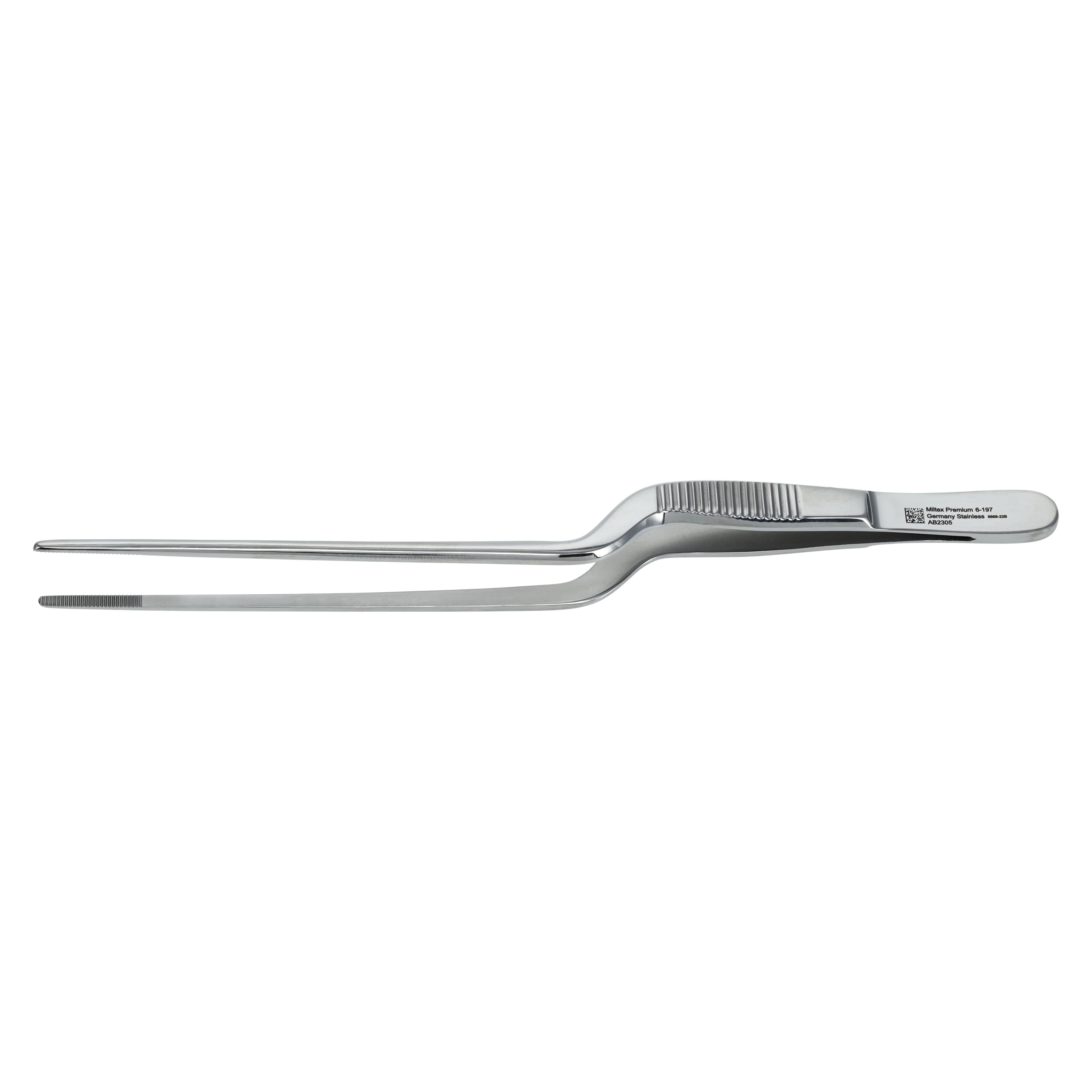 Miltex Gruenwald (Jansen) Bayonet Dressing Forceps, 6-1/2", Stainless Steel, Autoclavable thumbnail 2
