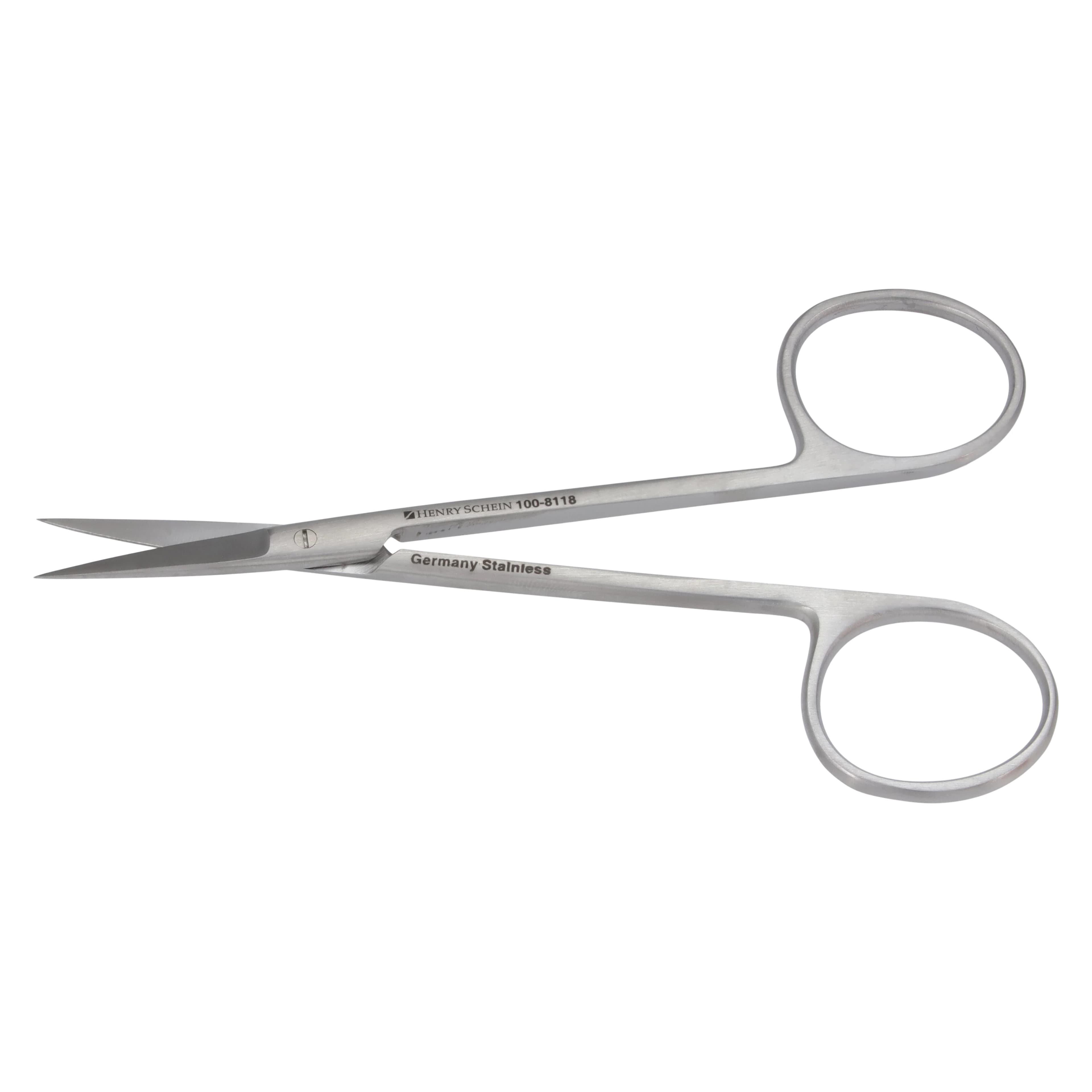 Iris Scissors, 4.5" Straight, German Stainless Steel thumbnail 2