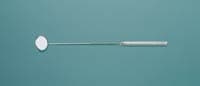 Miltex-Integra #4 Laryngeal Mirror with Octagon Threaded Handle, 22 mm - #4 Laryngeal Mirror with handle - Image 1