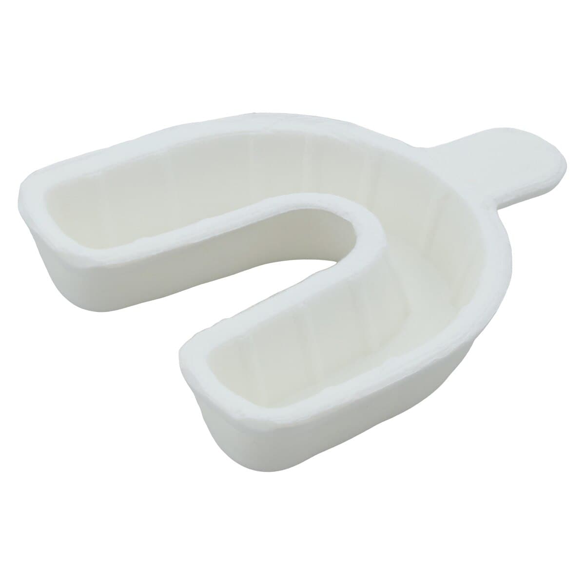 Acclean Single Arch Fluoride Trays, Foam, Medium, White, With Handle, Disposable, 100/Pk thumbnail 2