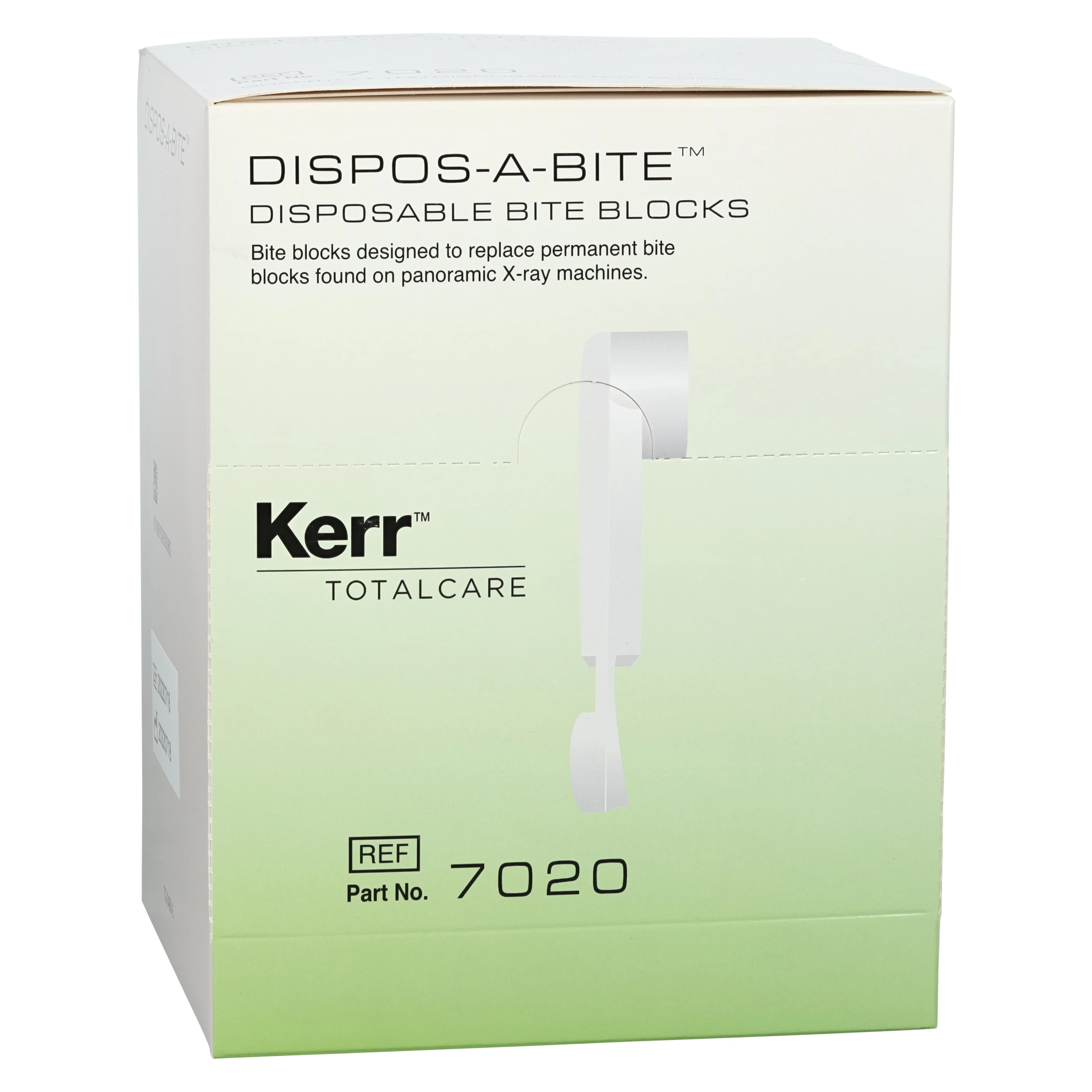 Dispos-a-Bite Disposable Bite Block for Siemens OP3/OP5, White, 100/Box, #7020C - Dispos-a-Bite™ Disposable Biteblock for Siemens OP3/OP5 Box of 100 - Image 1