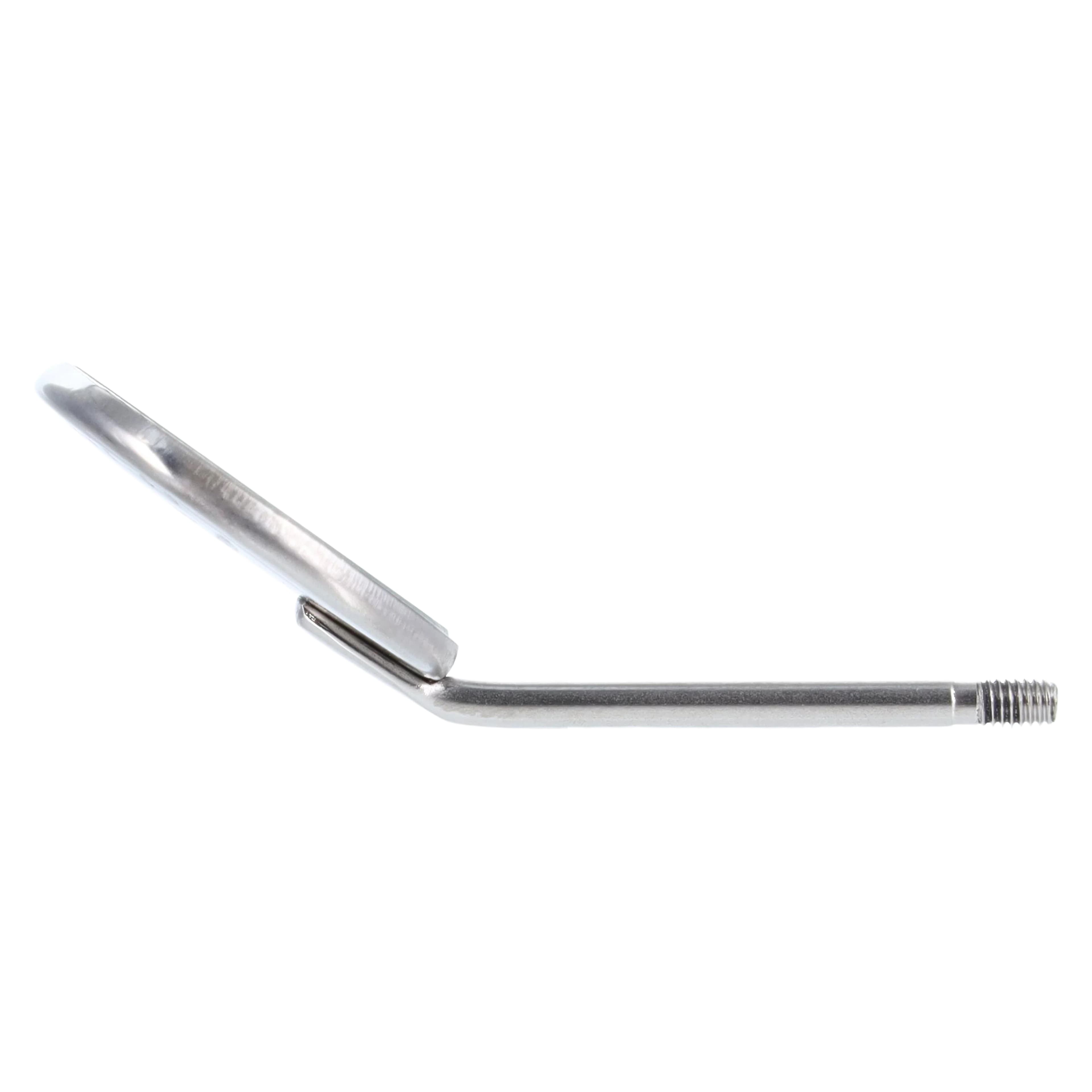Mirror Plane Simple Stem, Stainless Steel, Size 5, Single Side, 12/Box thumbnail 4