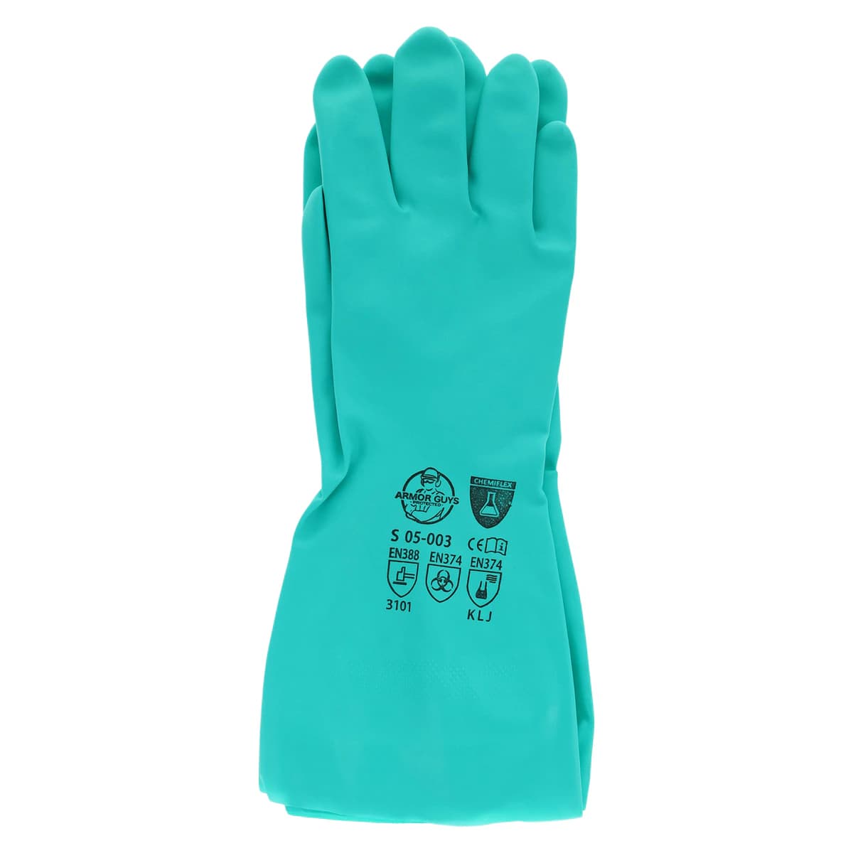 Best Manufacturing Group Nitrile Utility Gloves, Powder Free, Small, Green, 3 Pairs/Package thumbnail 2