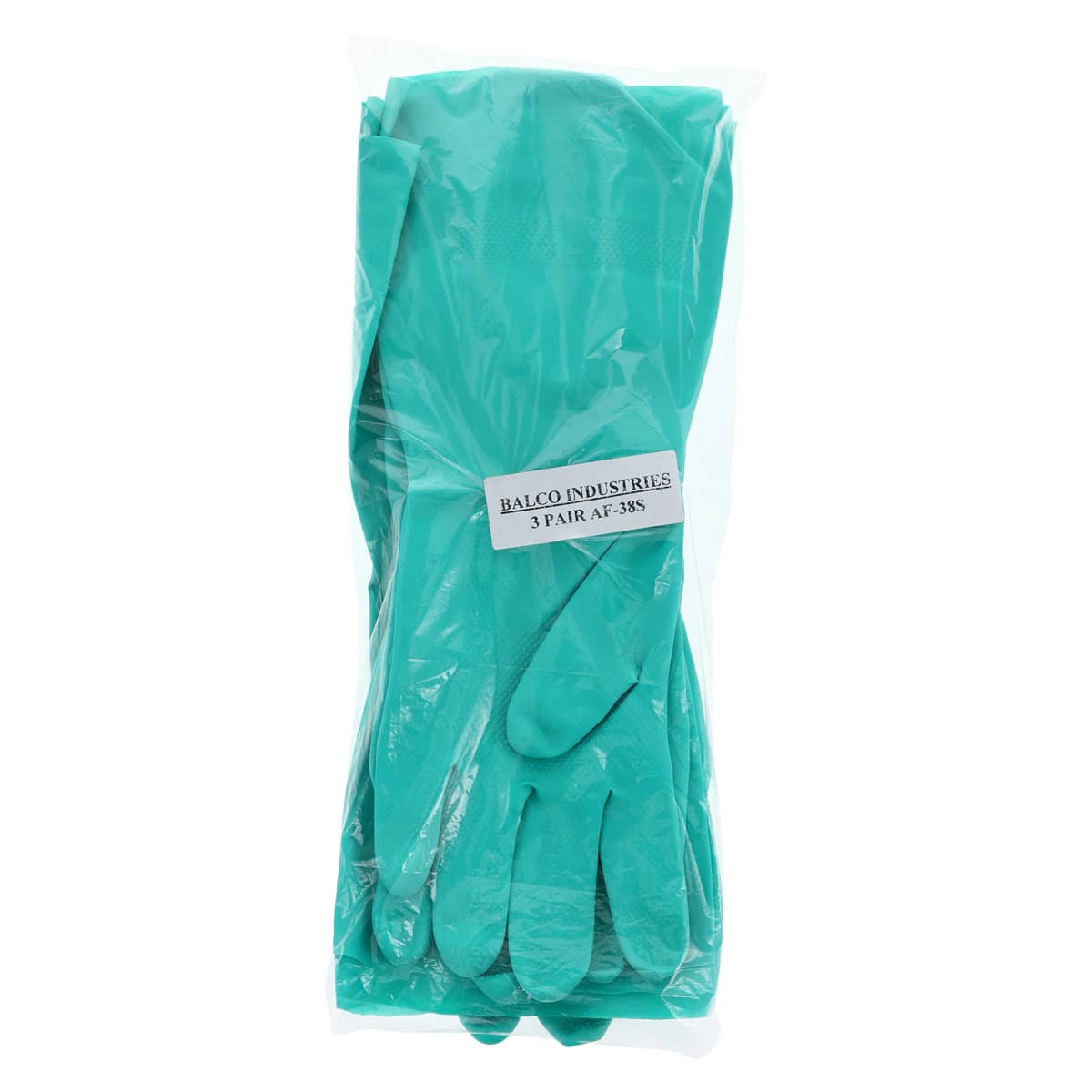 Best Manufacturing Group Nitrile Utility Gloves, Powder Free, Small, Green, 3 Pairs/Package thumbnail 3