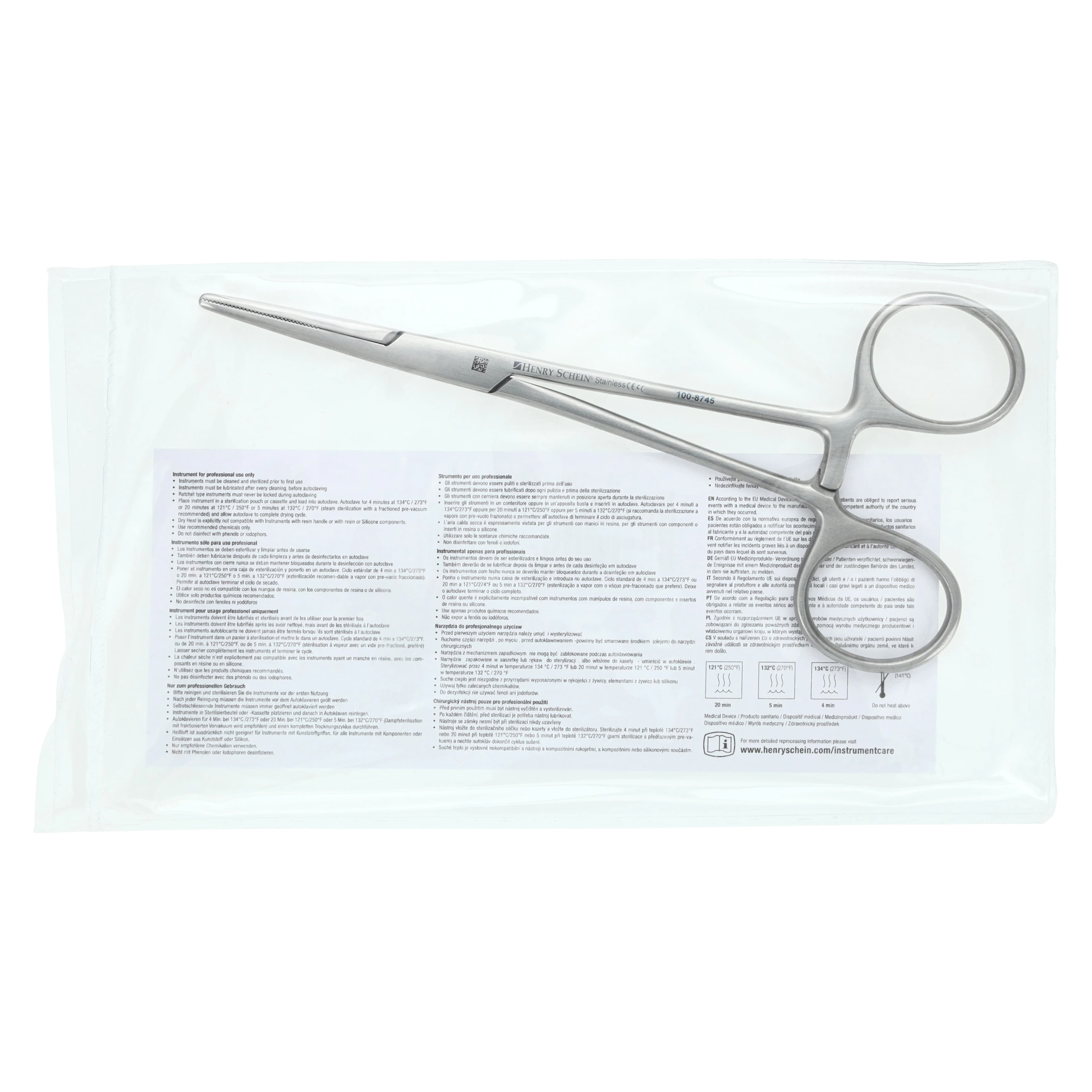 Kelly Hemostat, 5-1/2" Straight, Stainless Steel thumbnail 5