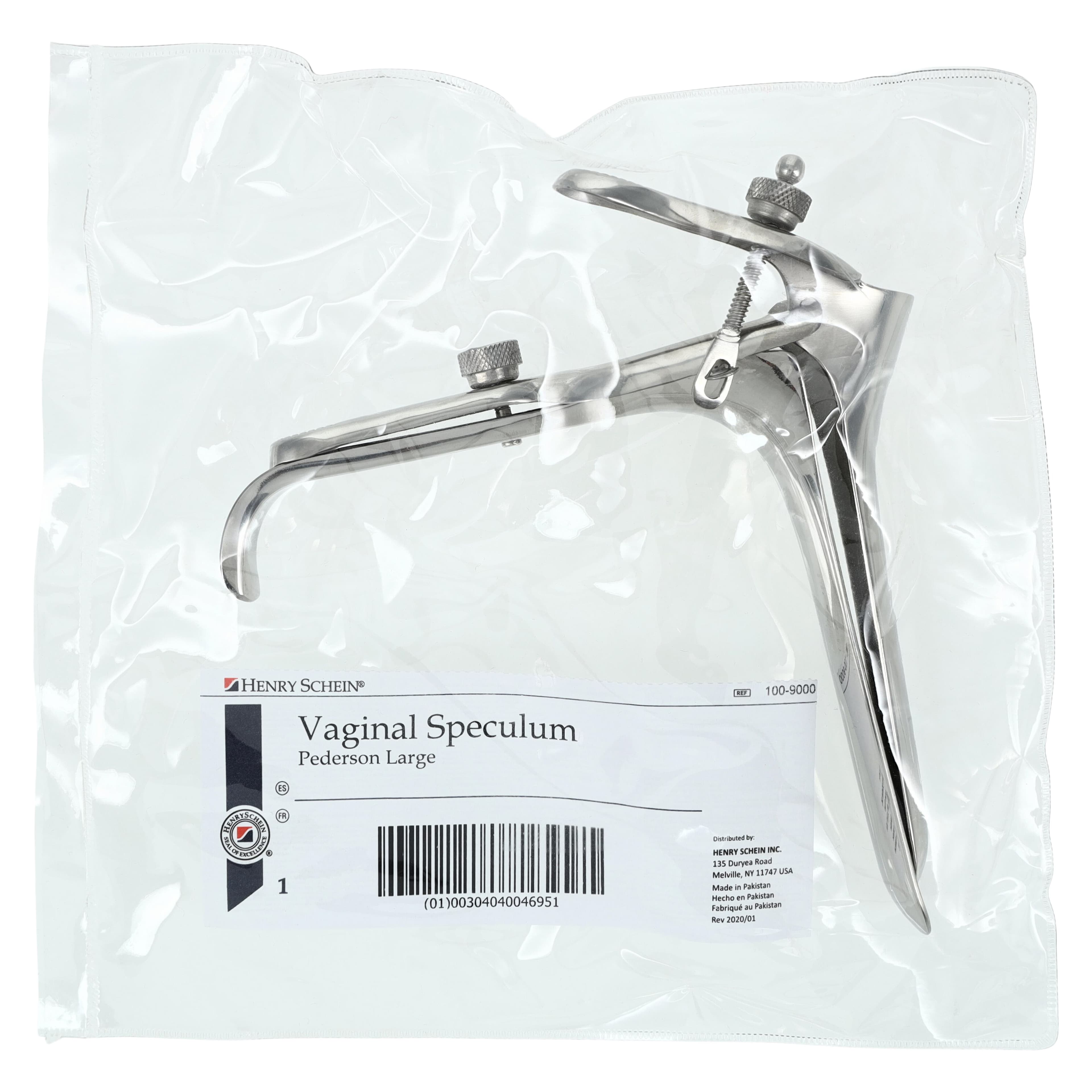 Henry Schein Pederson Vaginal Speculum, Large, 25 x 125 mm, Each thumbnail 5