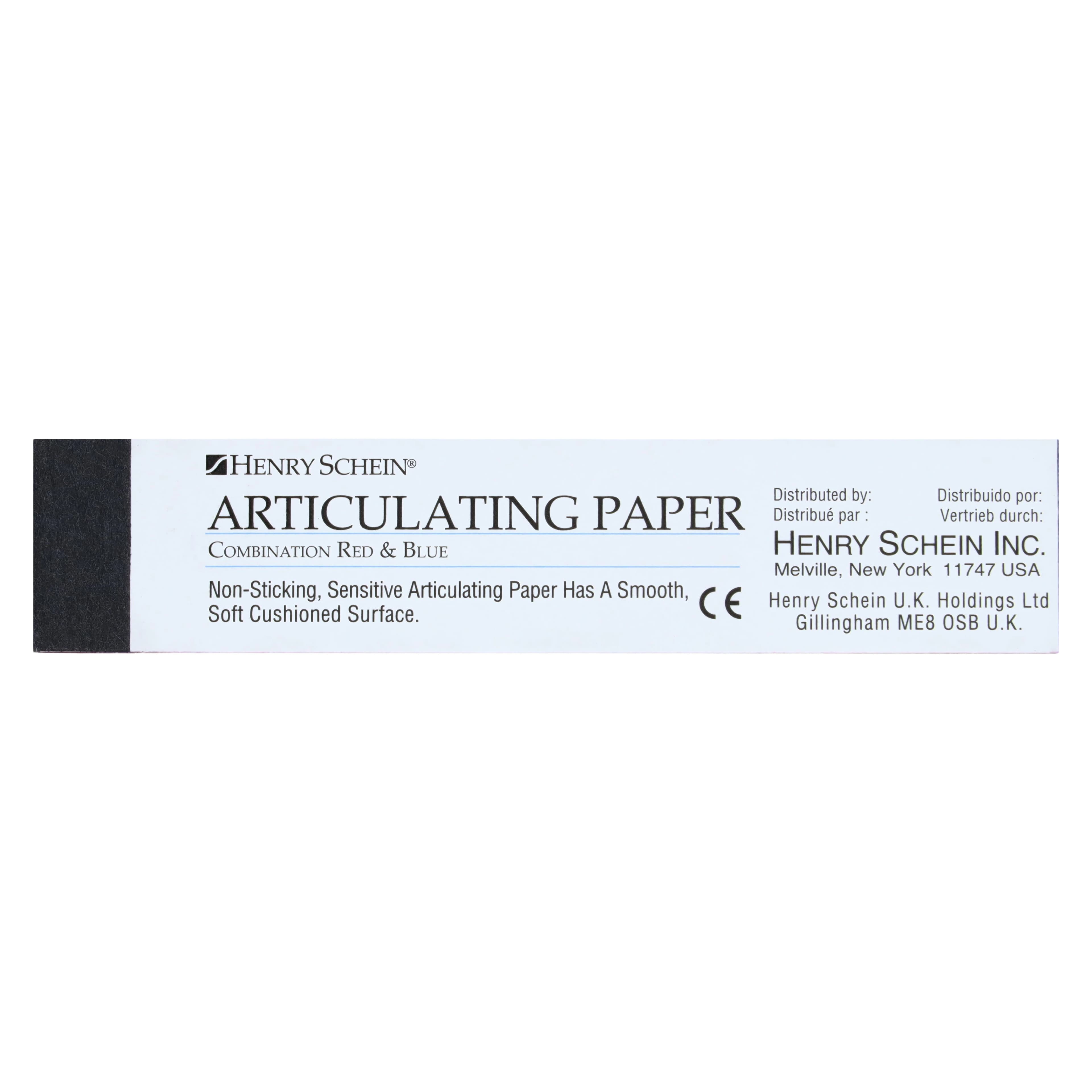 HSI Articulating Paper Strips Combination Booklet, Thin 63 Microns, Red/Blue, 12/Box, 144/Case thumbnail 2
