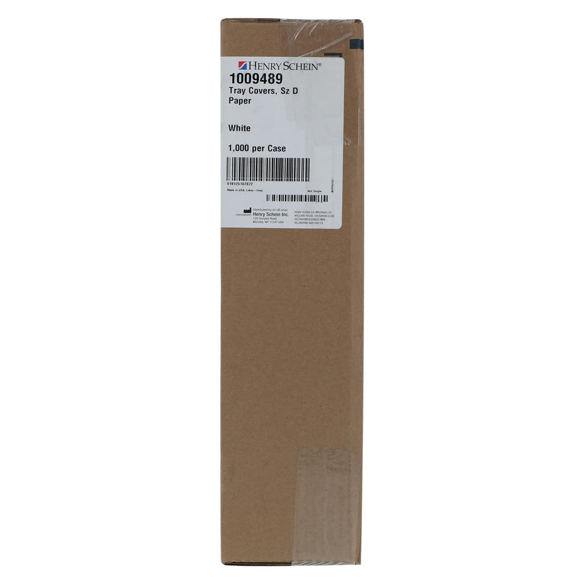 Henry Schein SS White D Tray Covers, 10.25" x 15.75", White, Heavyweight Paper, 1000/Box thumbnail 2
