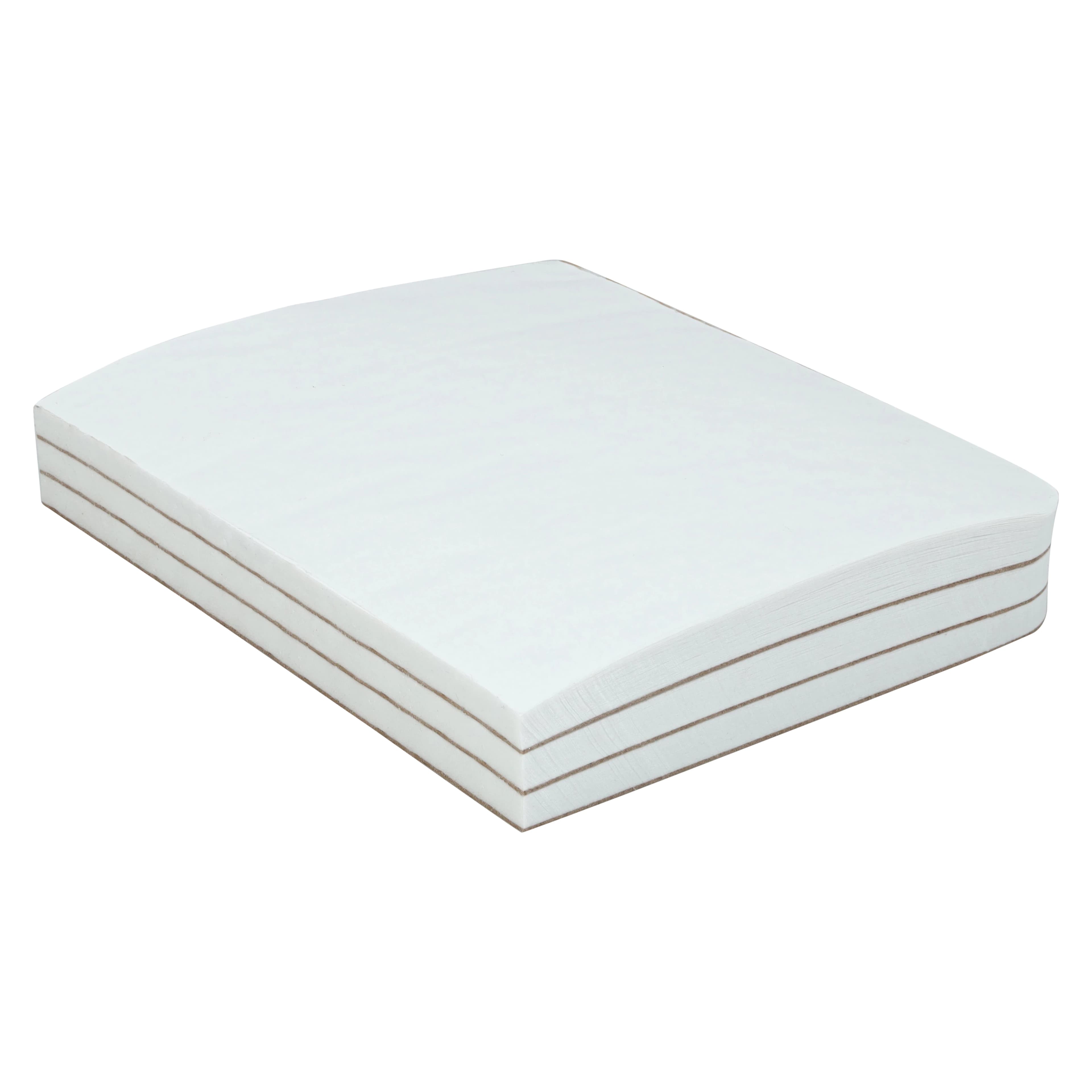 HSI Parchment Mixing Pads, 4" x 5", White, 100 Sheets/Pad, 3/Pk thumbnail 2